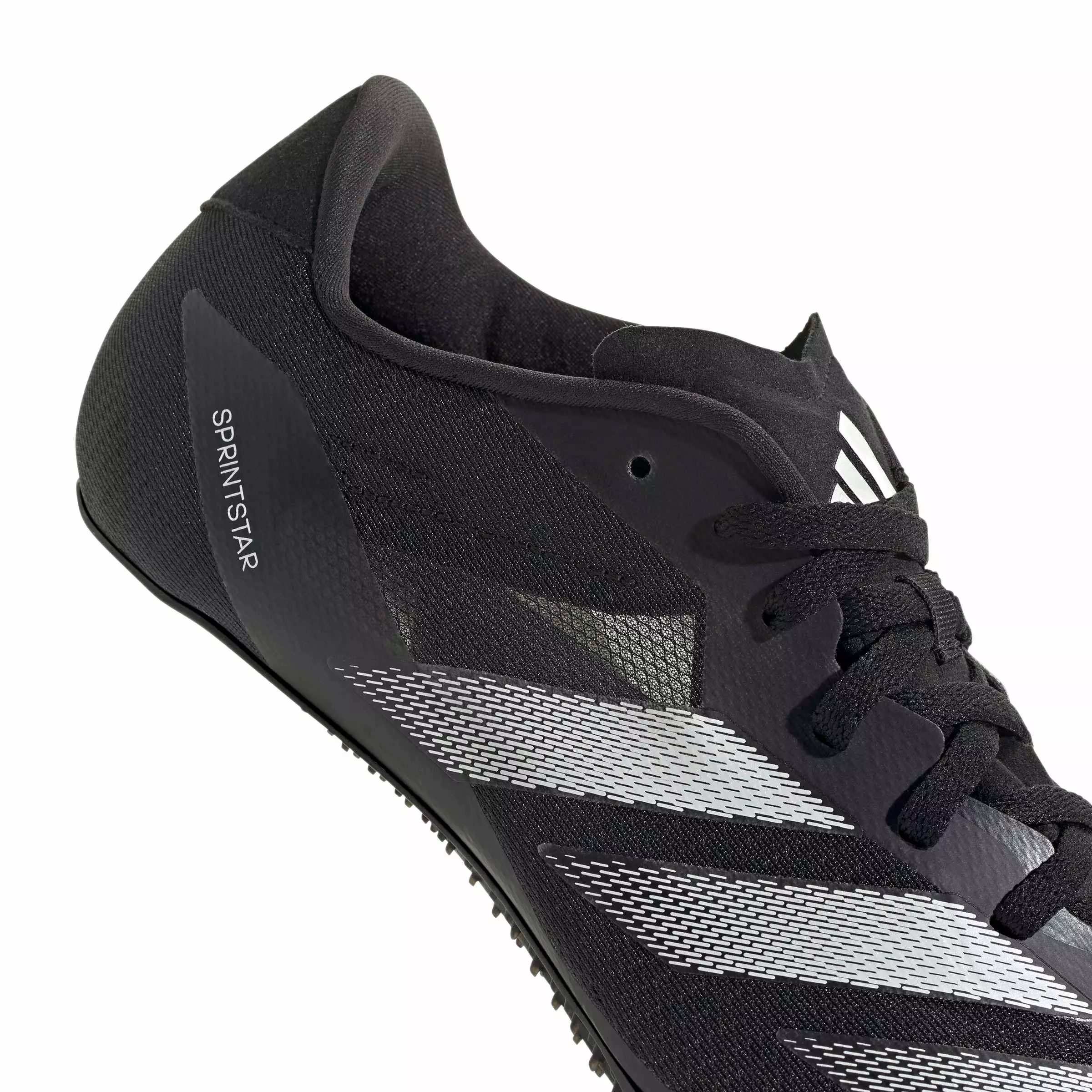 adidas Adizero Sprintstar "Core Black/Zero Metallic/Ftwr White" Men's Track Spike - BLACK/ZERO/WHITE