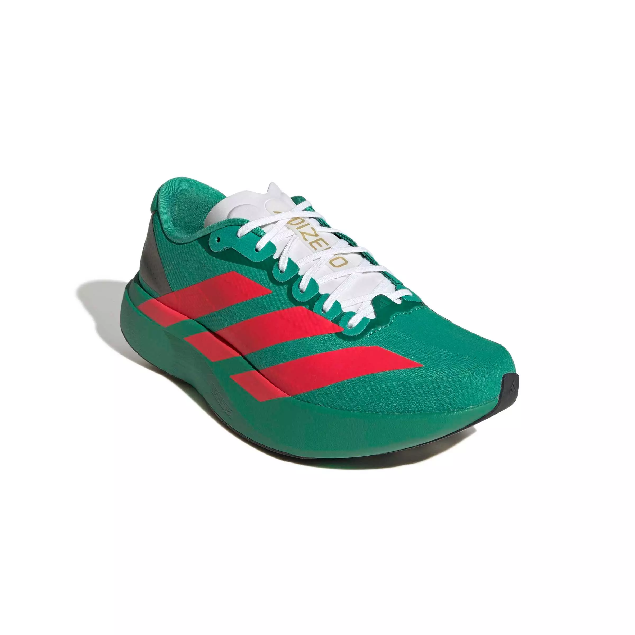 adidas Adizero EVO SL "Court Green/Lucid Red/Ftwr White" Men's Running Shoe - GREEN/RED/WHITE