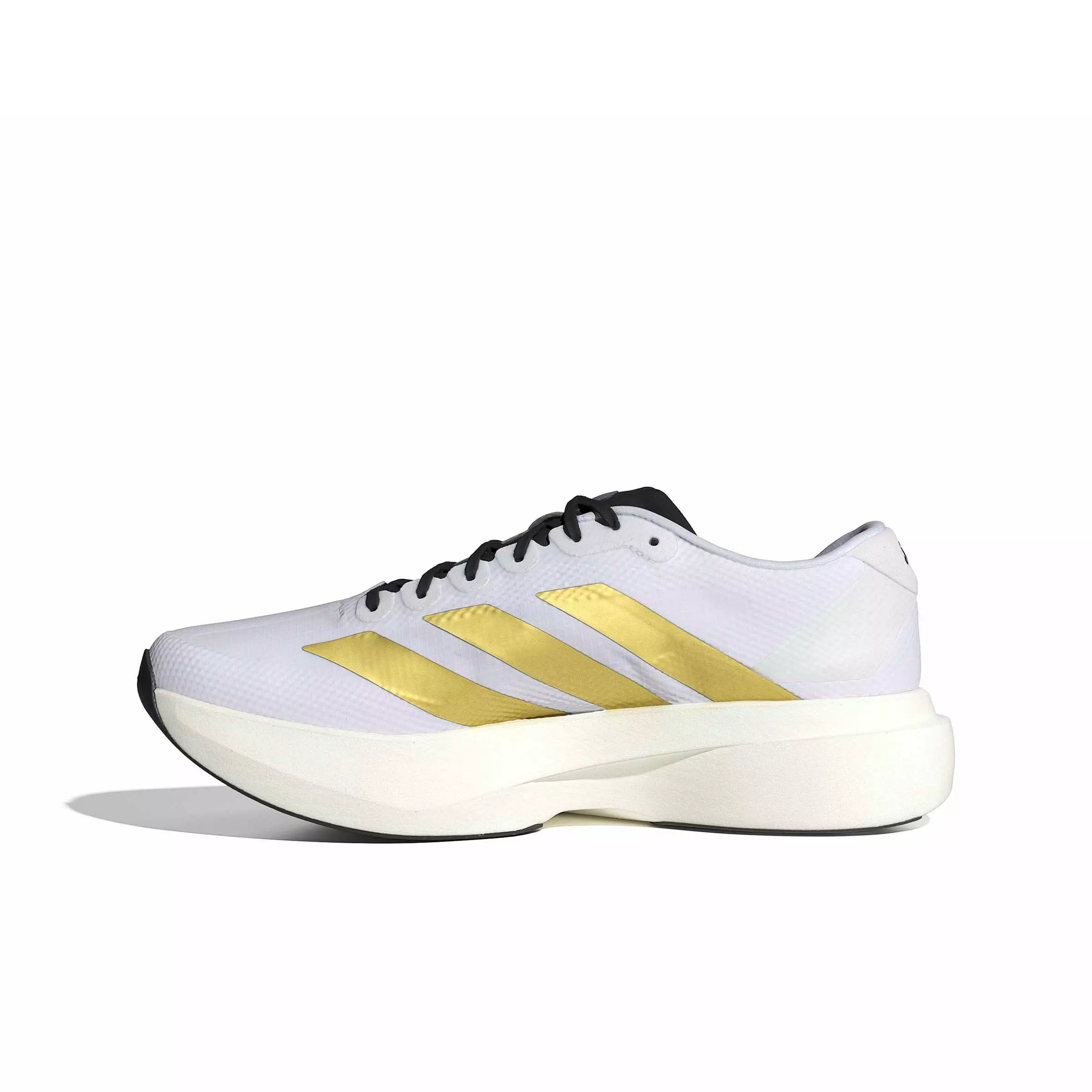 adidas Adizero EVO SL "Ftwr White/Matte Gold/Core Black" Men's Running Shoe - WHITE/GOLD/BLACK