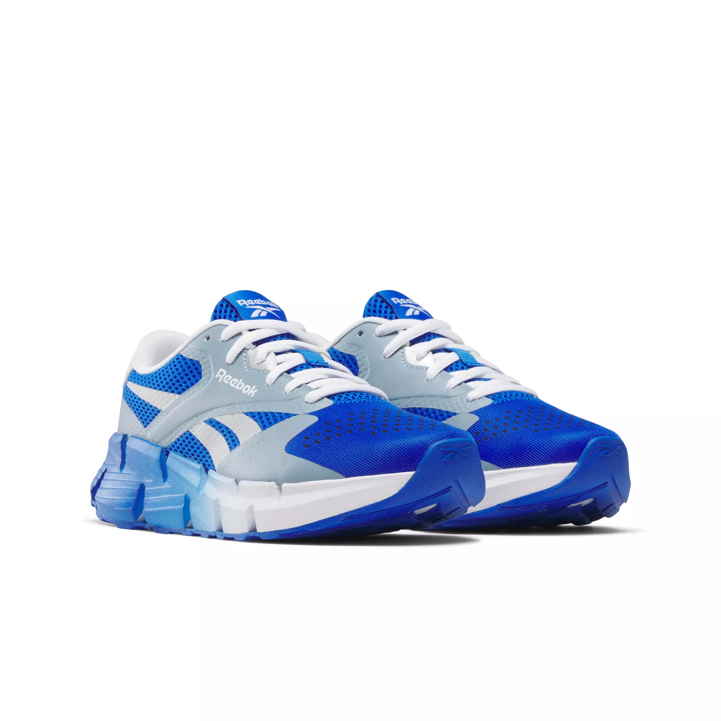 Reebok Zig Dynamica 5 "Blue/Grey/White" Grade School Boys' Running Shoe - BLUE/GREY/WHITE