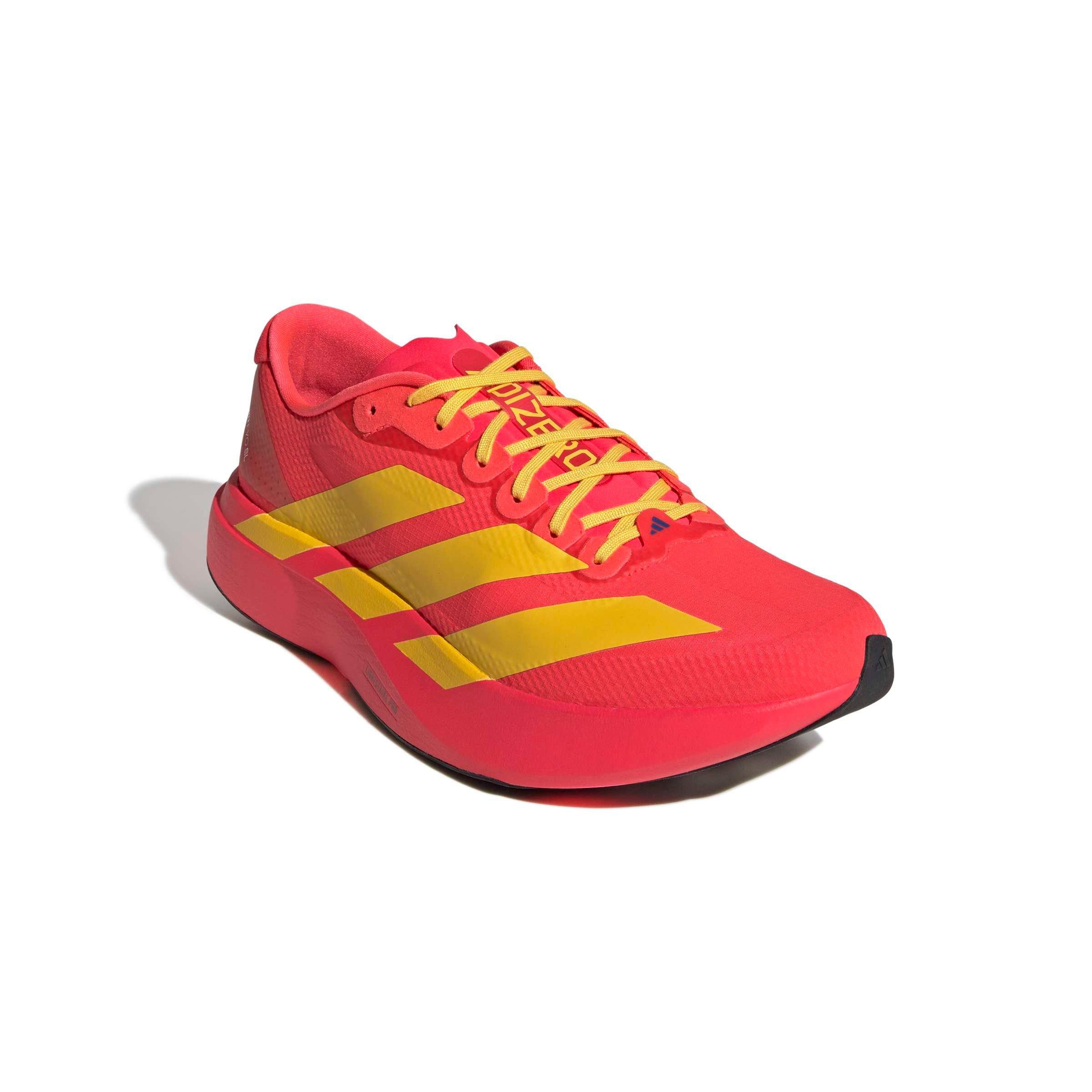 adidas Adizero EVO SL "Lucid Red/Bold Gold/Semi Lucid Blue" Men's Running Shoe - RED/GOLD/BLUE Thumbnail View 3