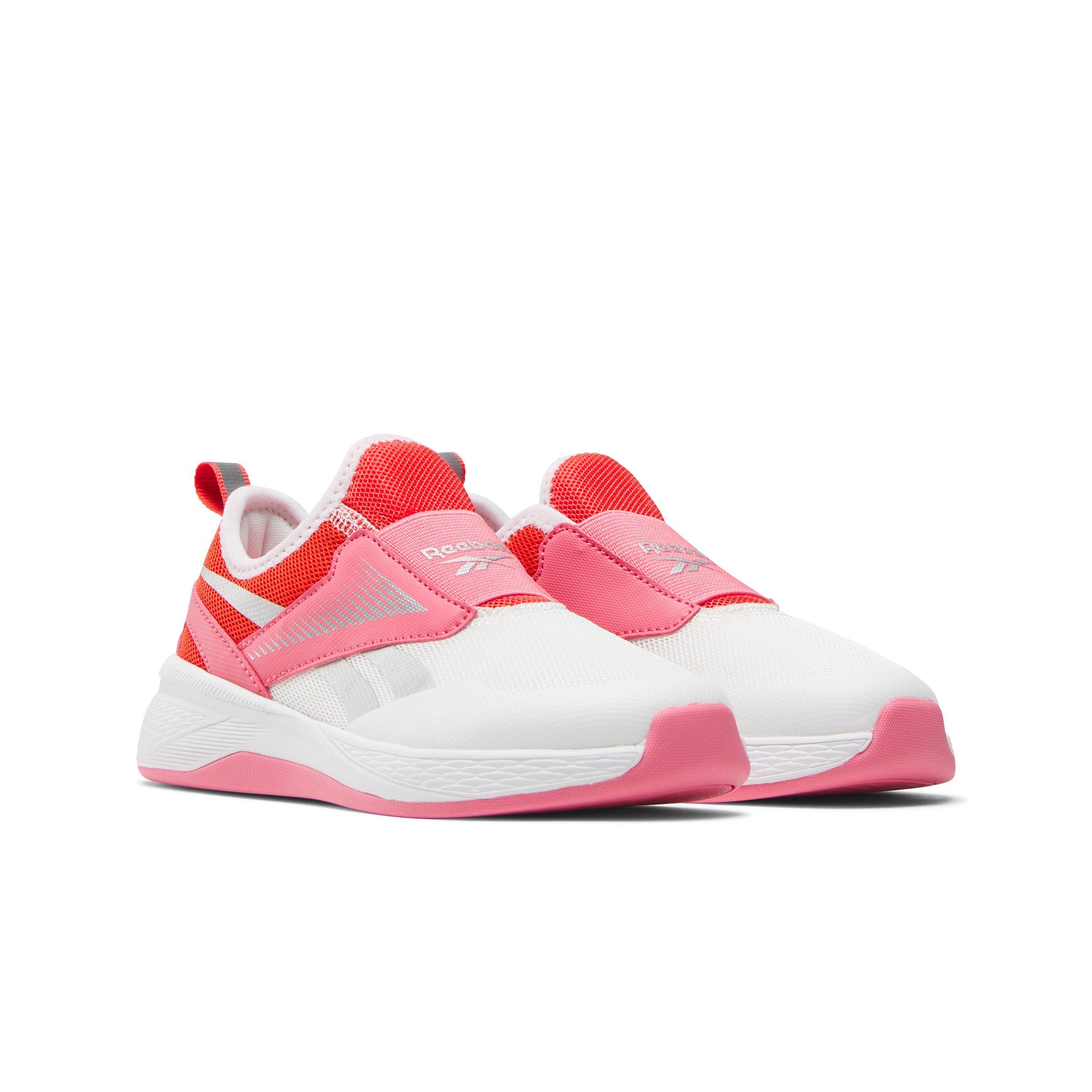 Reebok Nano Play Slip-On Preschool Girls' "White/Pink/Light Red" Shoe