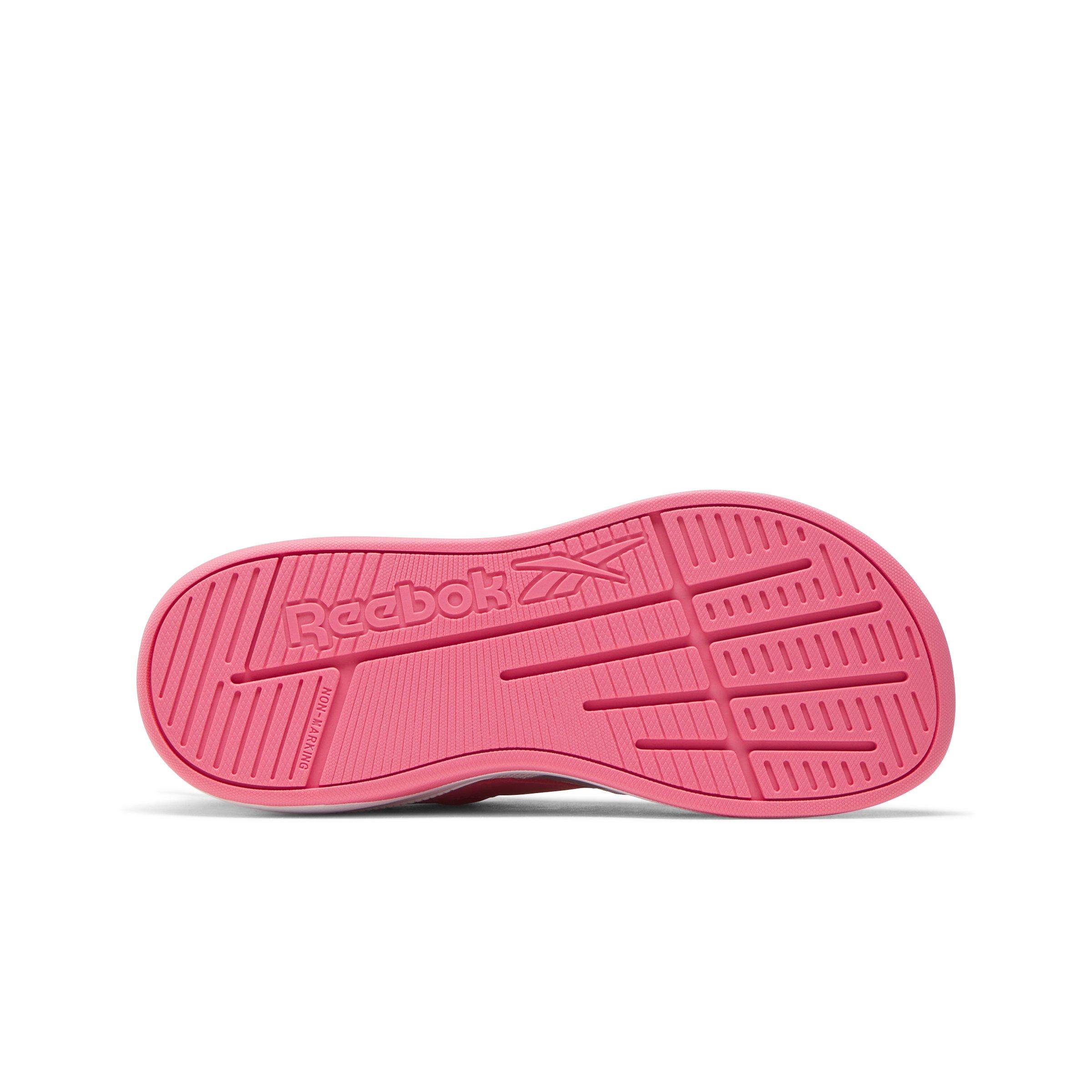 Reebok Nano Play Slip-On Preschool Girls' "White/Pink/Light Red" Shoe