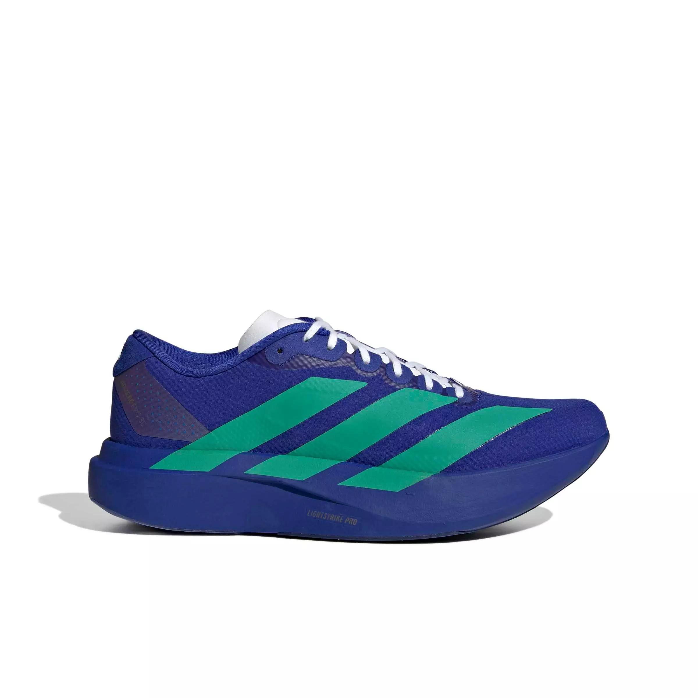 adidas Adizero EVO SL "Lucid Blue/Court Green/Lucid Red" Men's Running Shoe - BLUE/GREEN/RED