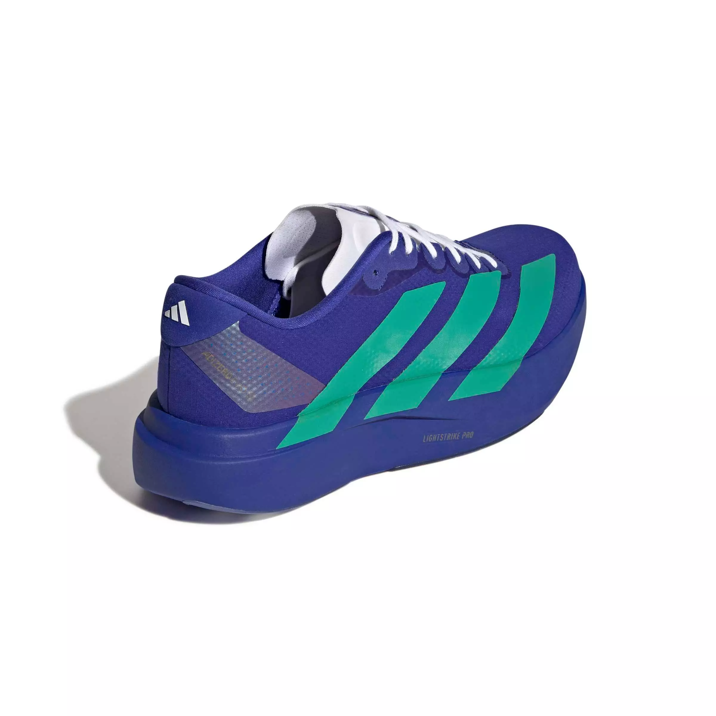 adidas Adizero EVO SL "Lucid Blue/Court Green/Lucid Red" Men's Running Shoe - BLUE/GREEN/RED