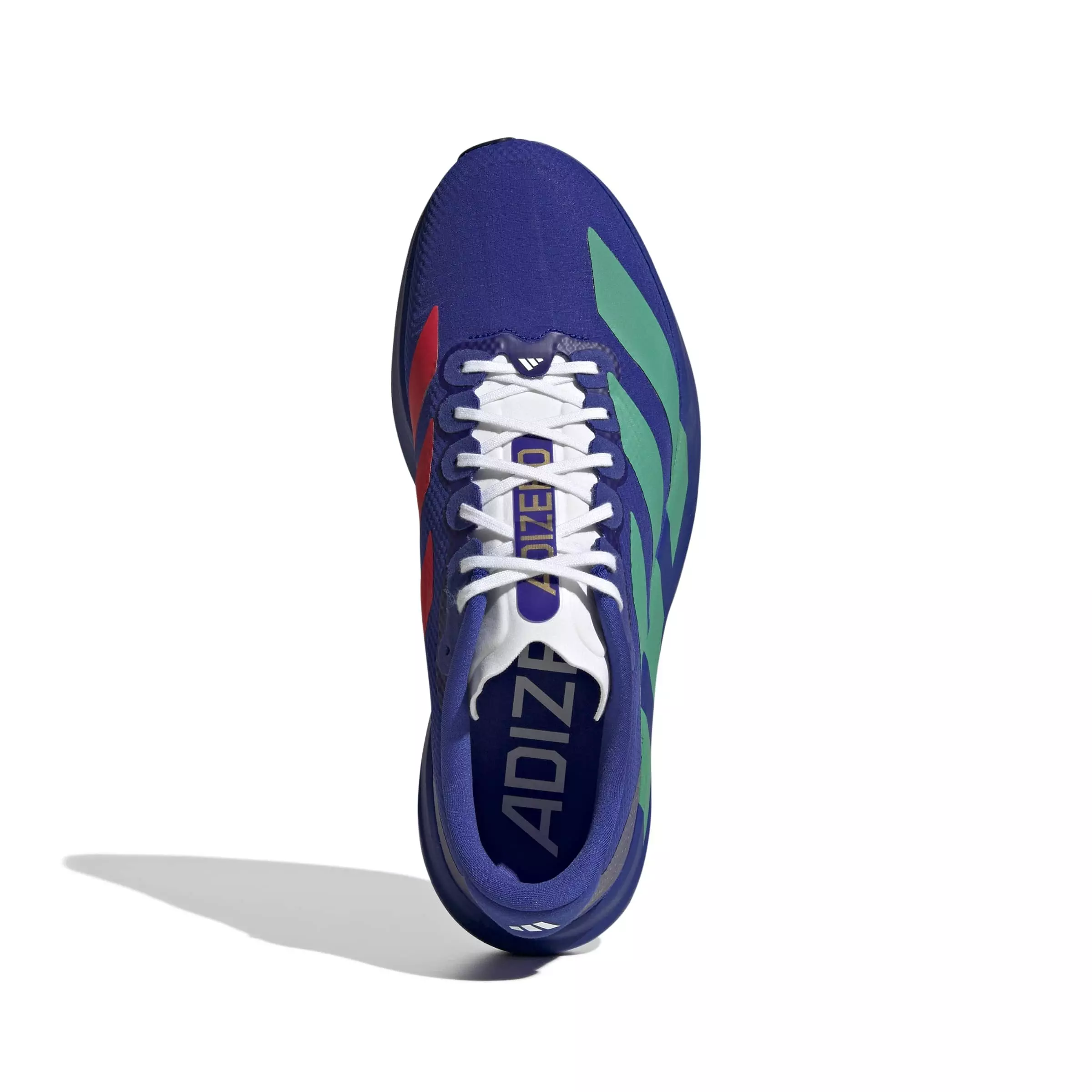 adidas Adizero EVO SL "Lucid Blue/Court Green/Lucid Red" Men's Running Shoe - BLUE/GREEN/RED