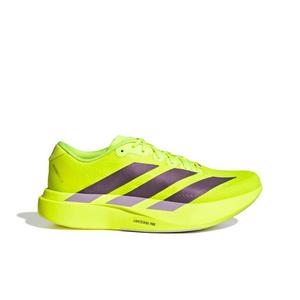 adidas Adizero EVO SL Woven "Solar Yellow/Aurora Plum/Powder Plum" Men's Running Shoe
