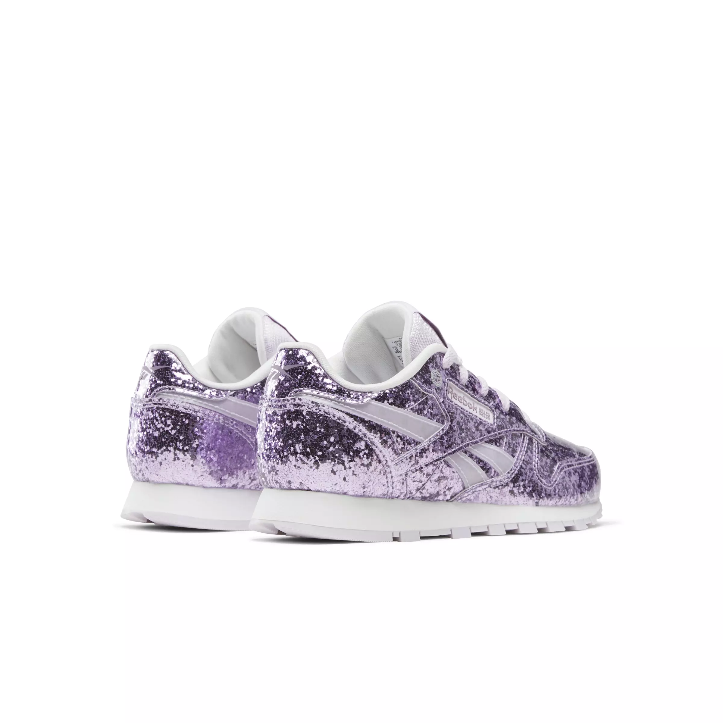 Reebok Classic Leather Step 'n Flash 2.0 "Purple/Light Purple" Preschool Girls' Shoe - PURPLE/LT PURPLE