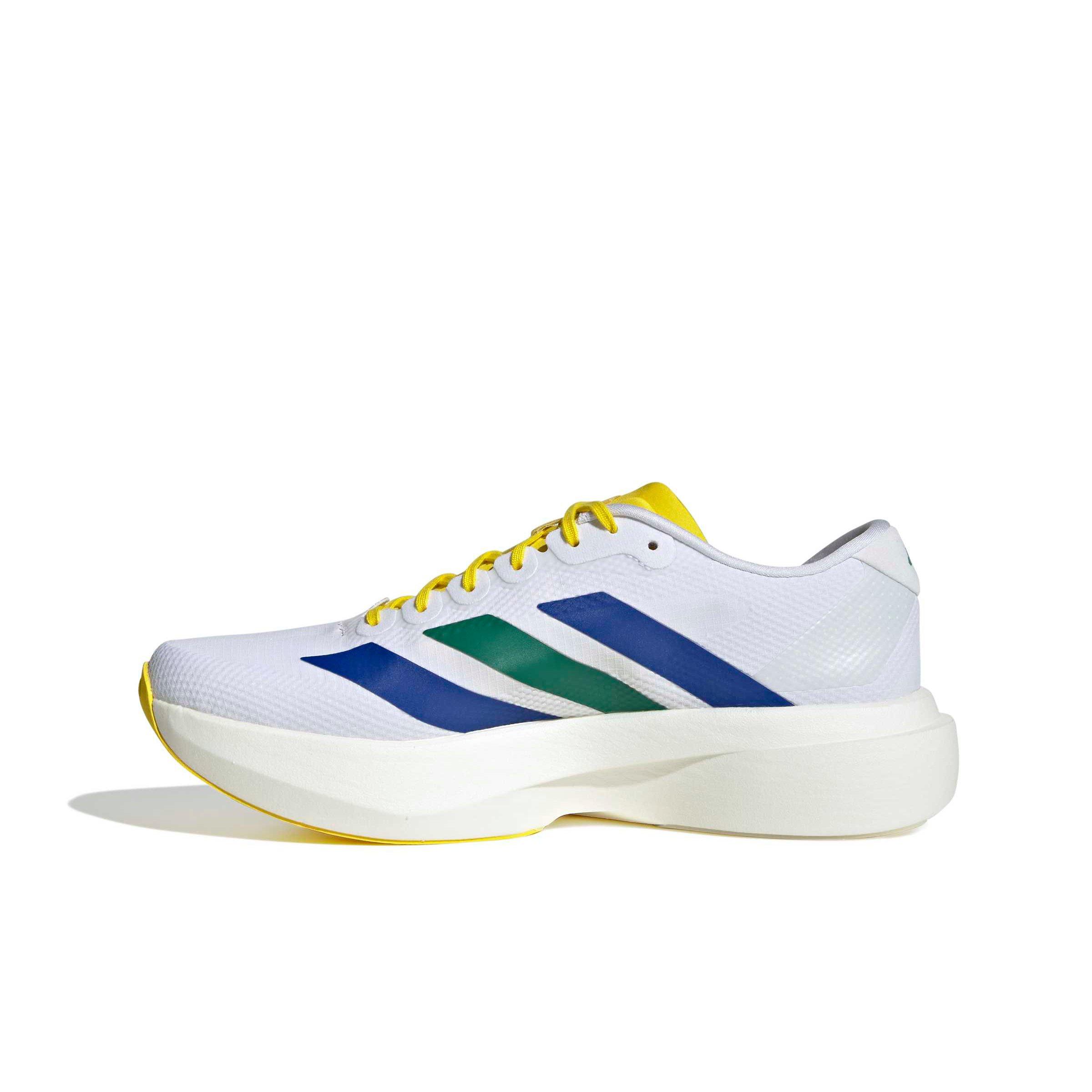 adidas Adizero EVO SL "Yellow/Team Royal Blue/Iron Metallic" Men's Running Shoe - YELLOW/ROYAL/IRON Thumbnail View 2