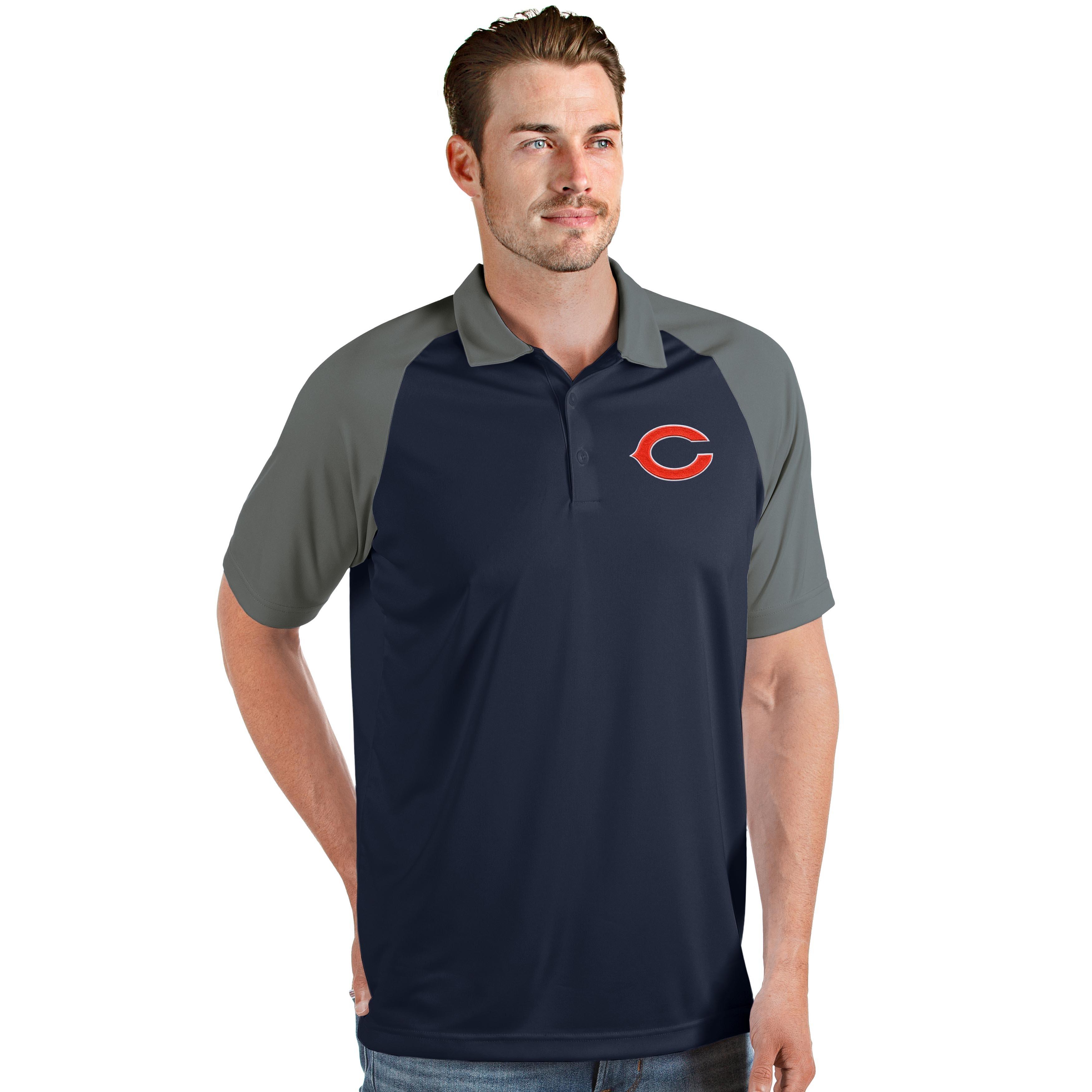 Antigua Chicago Bears Men's Nova Polo, Small