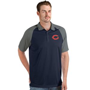 Antigua Men's Chicago Bears Tribute Grey Polo