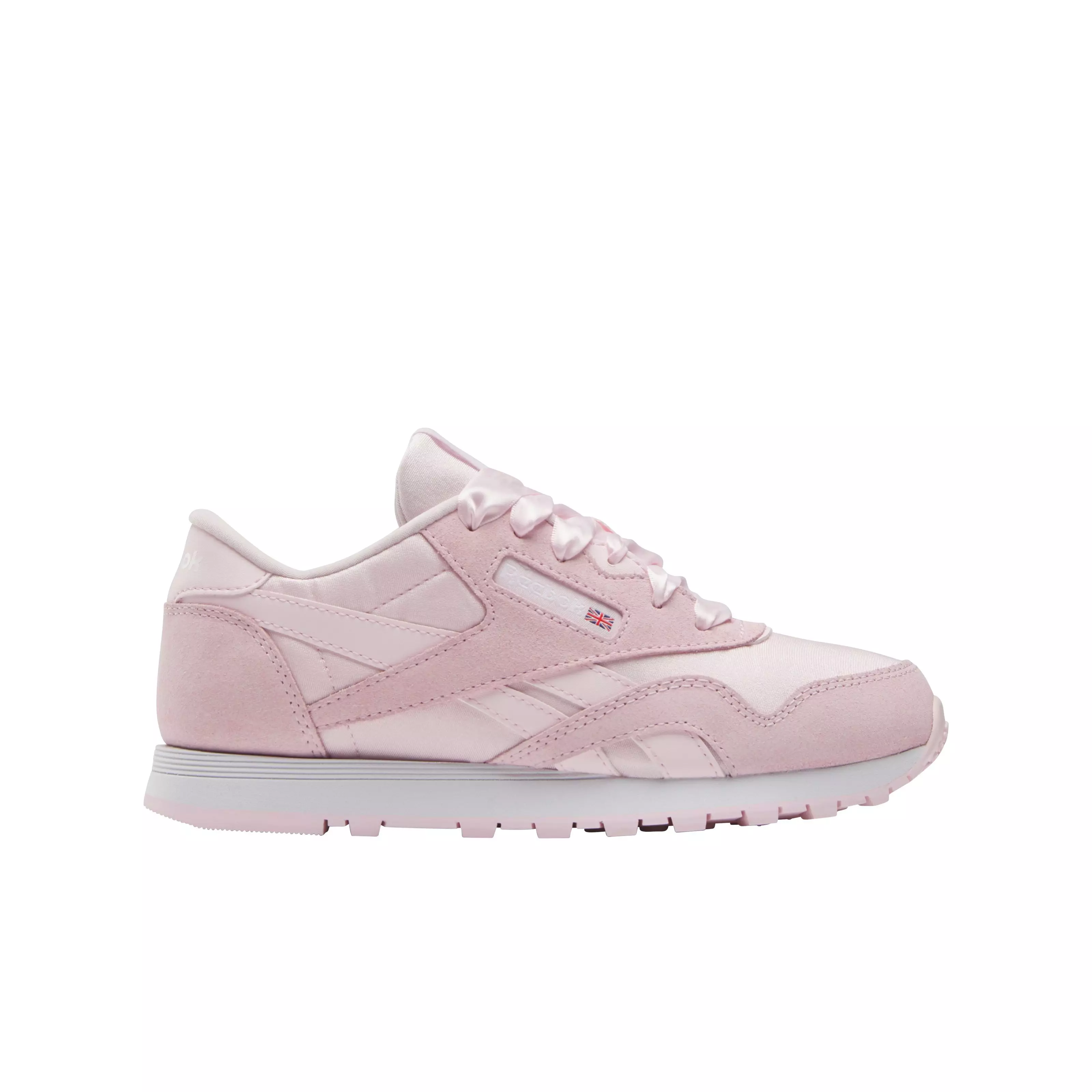 Reebok Classic Nylon "Pink/White" Preschool Girls' Shoe - PINK/WHITE