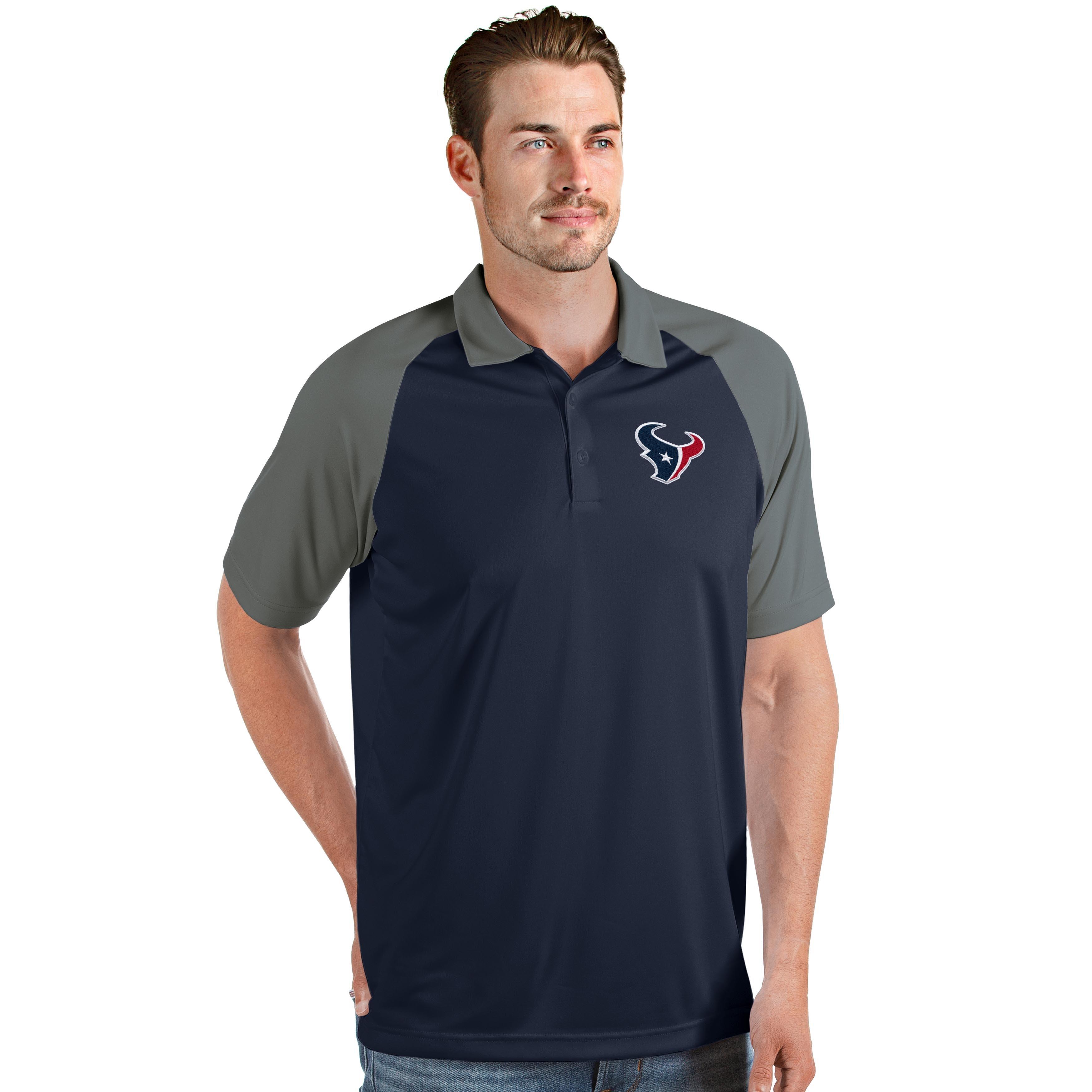 Houston Texans Polo Golf Shirt, NFL Team Apparel, Mens Size 3XL XXXL, NEW