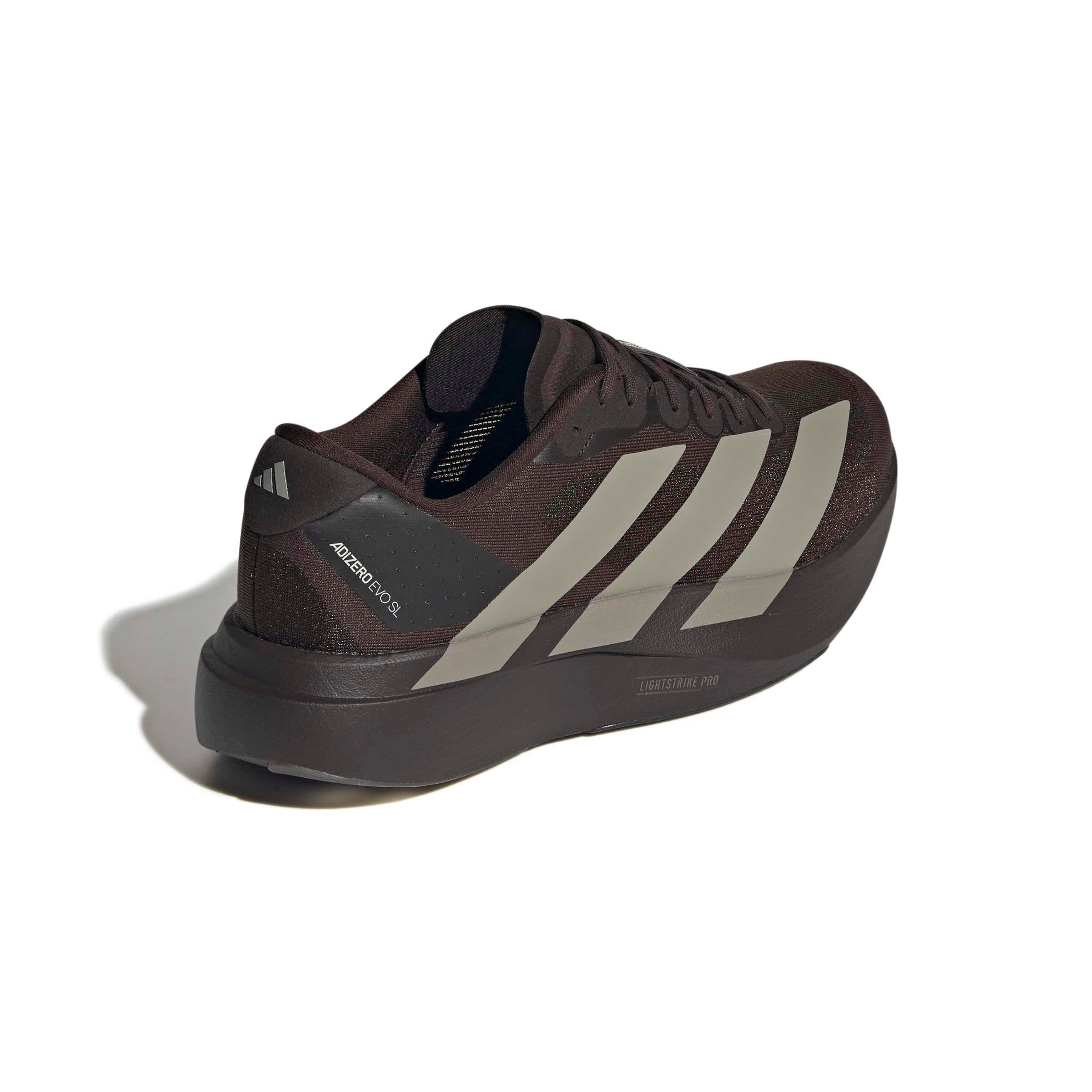 adidas Adizero EVO SL "Aurora Coffee/Putty Beige/Wonder Alumina" Men's Running Shoe - COFFEE/BEIGE/ALUMINA Thumbnail View 4