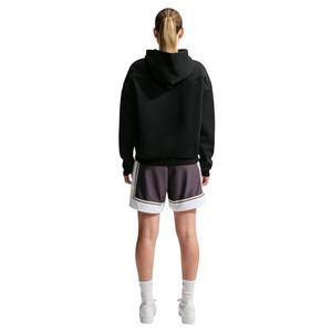 Nike Women's Standard Issue Brushed Pullover Therma-FIT Basketball Hoodie - Black/Off-White - BLACK/OFF-WHITE