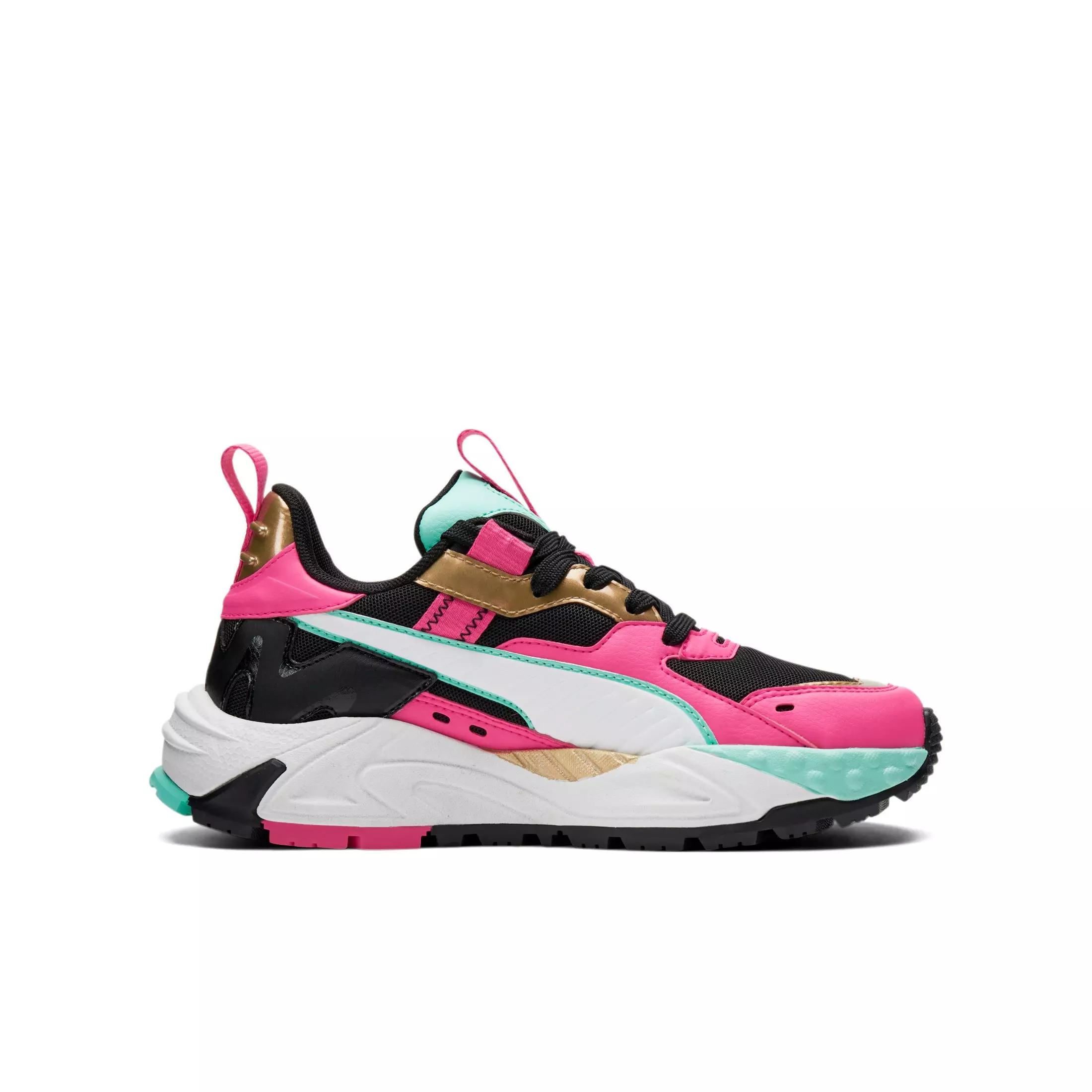 PUMA RS-TRCK Vacay Queen "Black/White" Grade School Girls' Shoe - BLACK/WHITE
