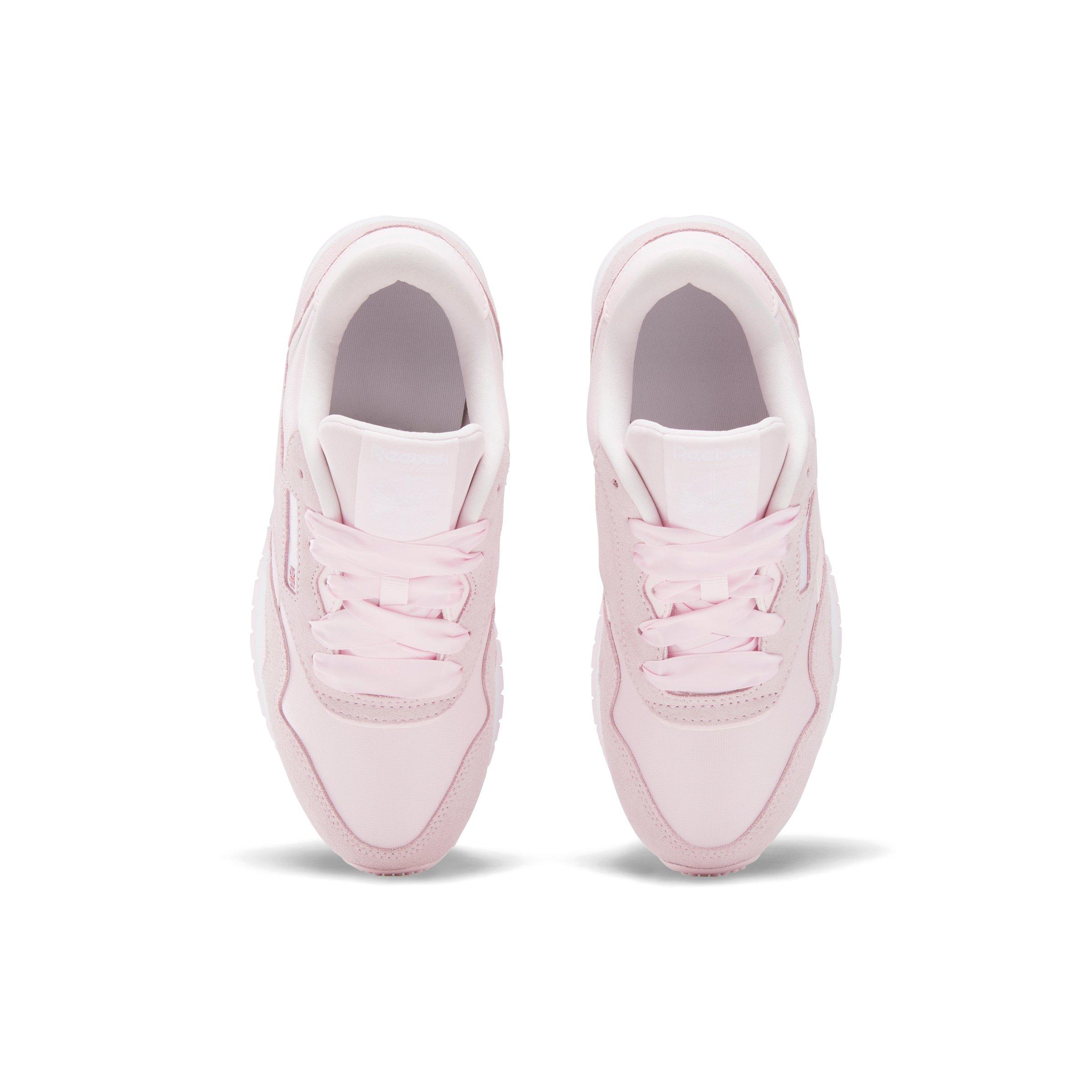 Reebok CL Nylon Grade School Girls' "Light Pink" Shoe