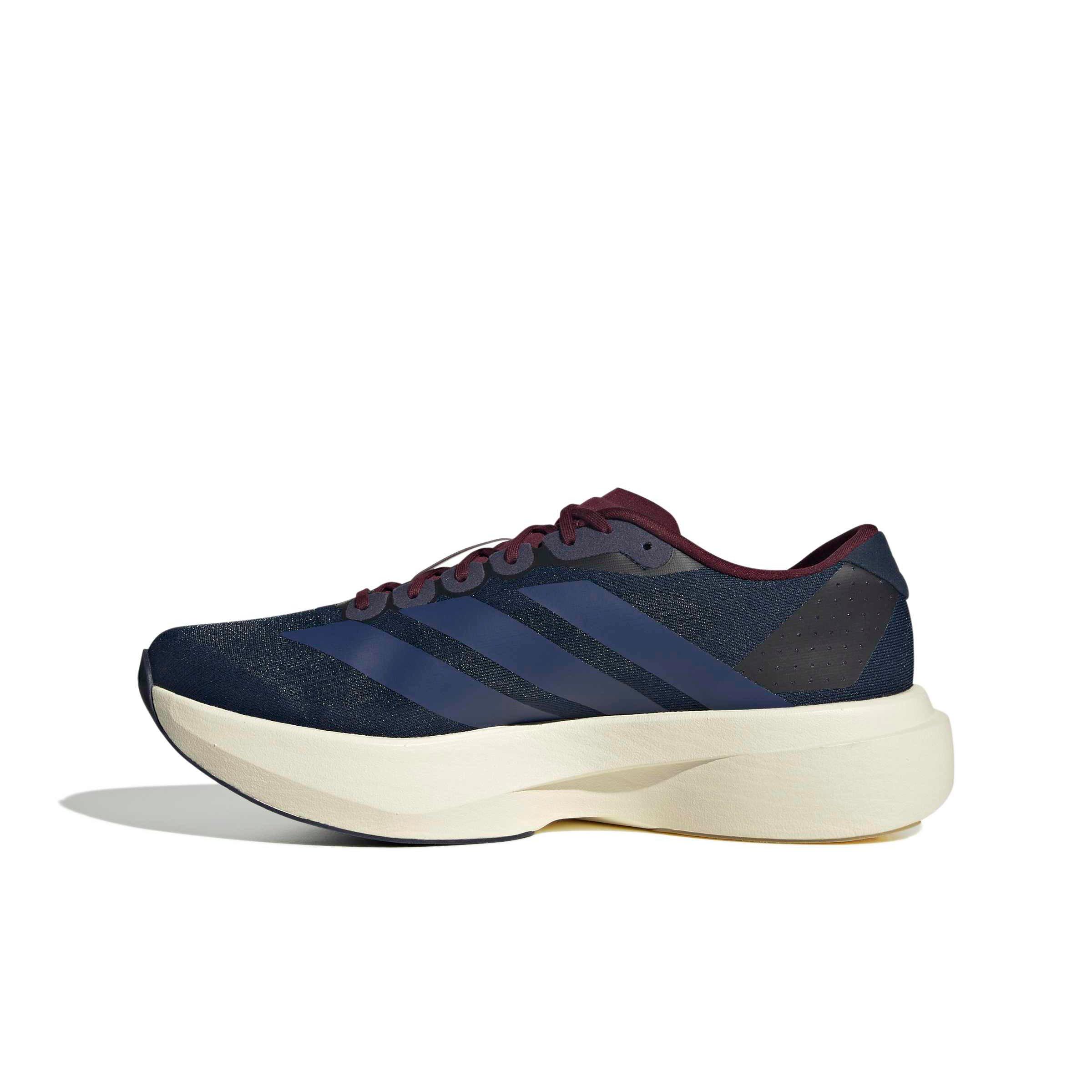 adidas Adizero EVO SL "Collegiate Navy/Muted Purple/Maroon" Men's Running Shoe - NAVY/PURPLE/MAROON Thumbnail View 2