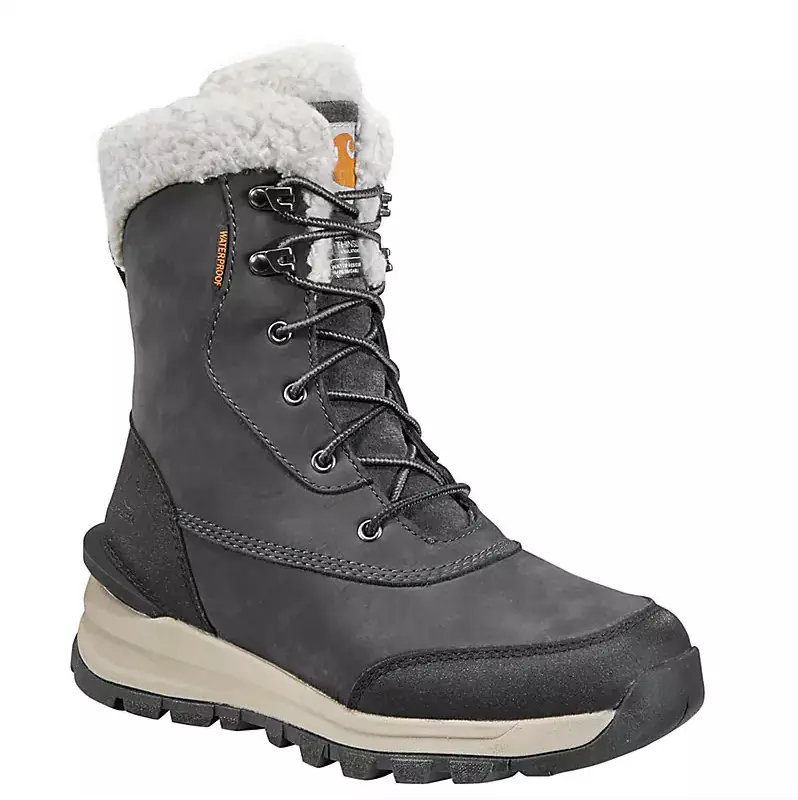 Carhartt Pellston Waterproof Insulated "Charcoal" Women's Winter Boot - CHARCOAL