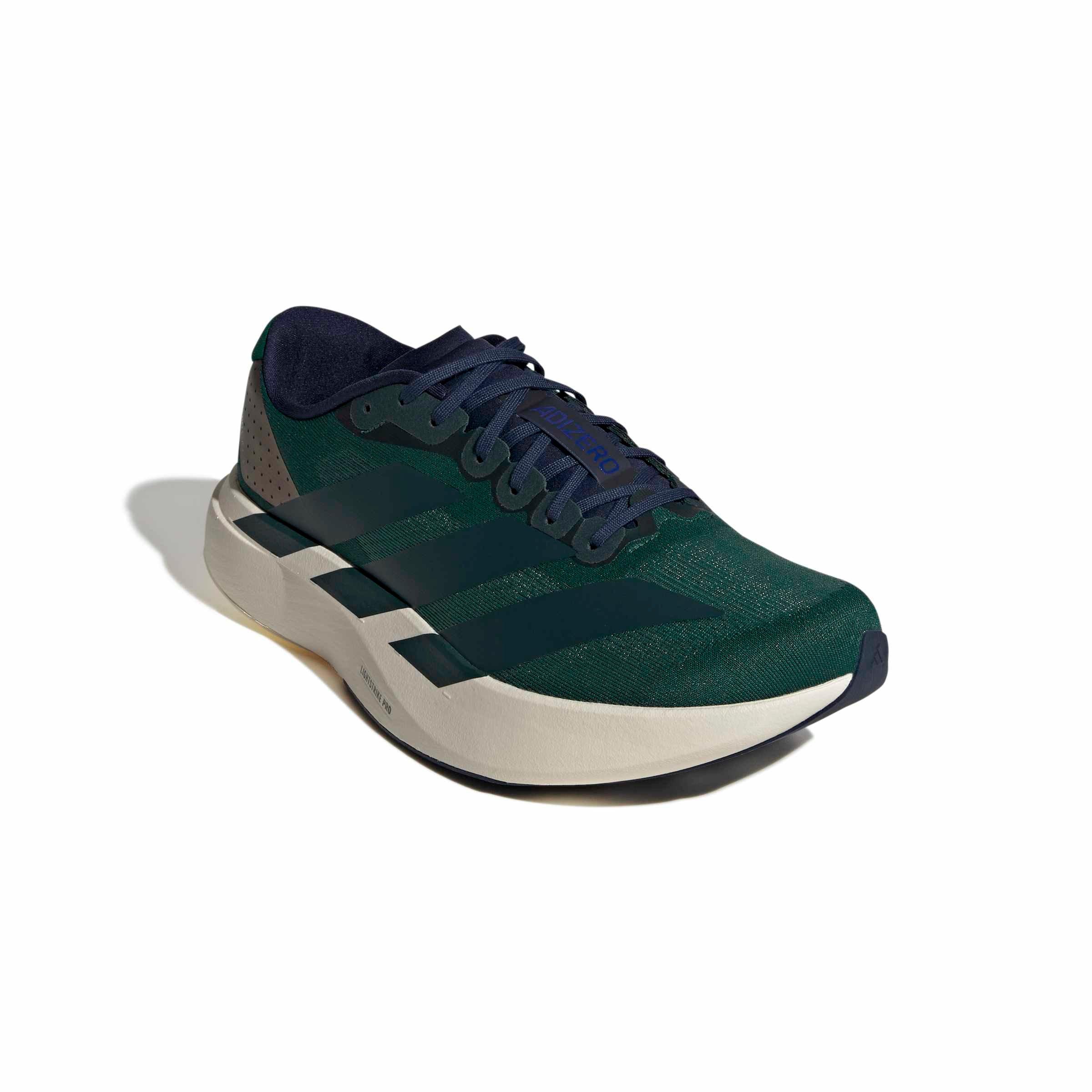 adidas Adizero EVO SL "Collegiate Green/Aurora Ivy/Collegiate Navy" Men's Running Shoe - GREEN/IVY/NAVY Thumbnail View 3