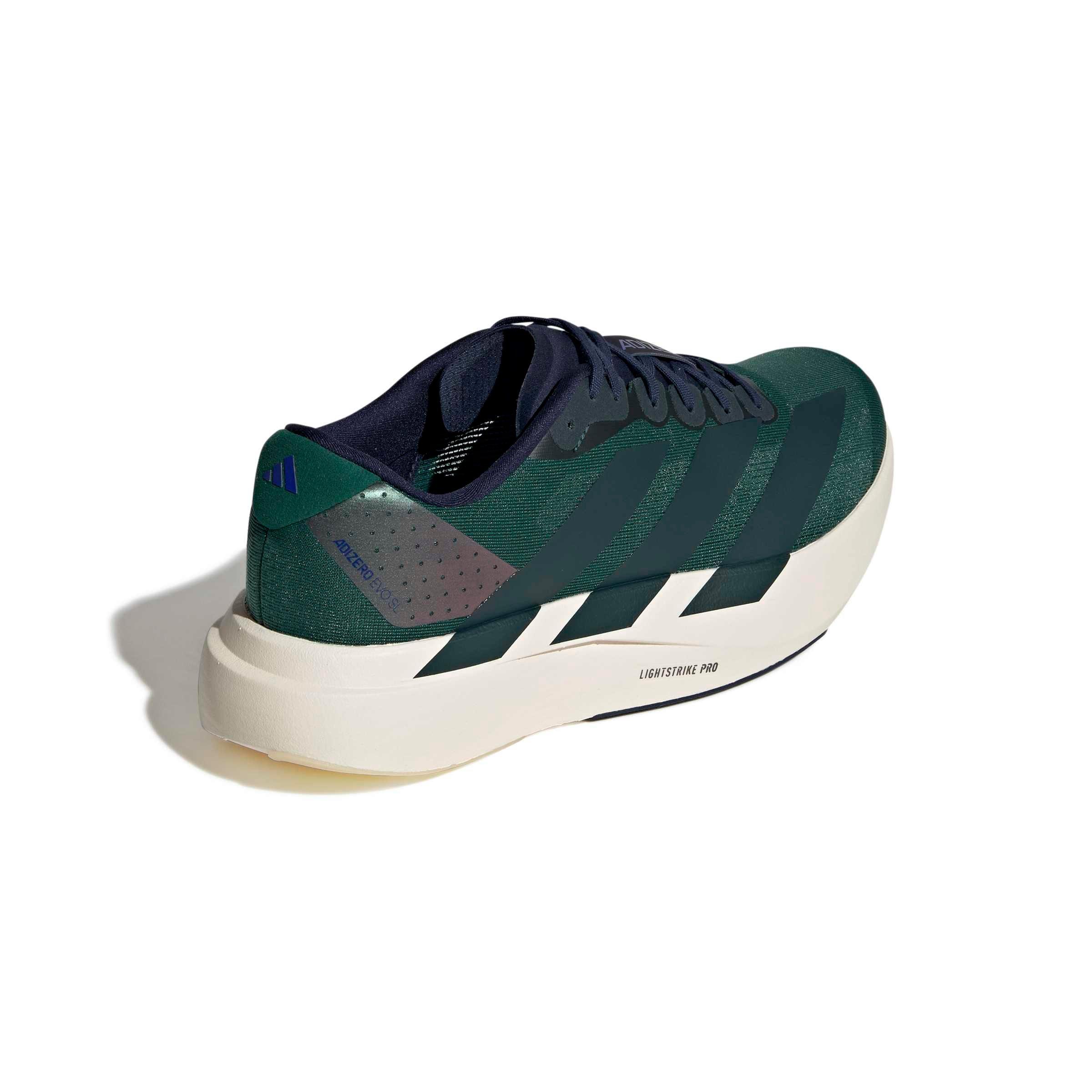 adidas Adizero EVO SL "Collegiate Green/Aurora Ivy/Collegiate Navy" Men's Running Shoe - GREEN/IVY/NAVY Thumbnail View 4