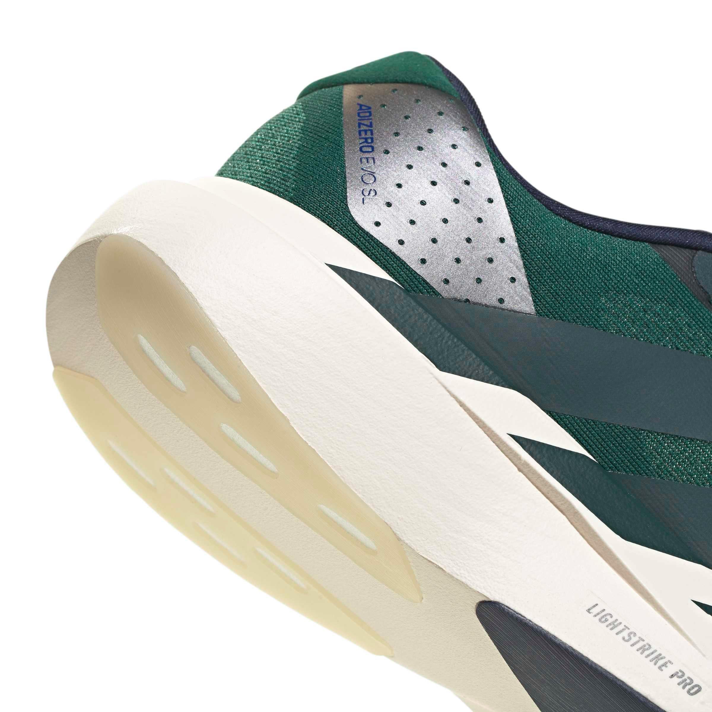 adidas Adizero EVO SL "Collegiate Green/Aurora Ivy/Collegiate Navy" Men's Running Shoe - GREEN/IVY/NAVY Thumbnail View 7