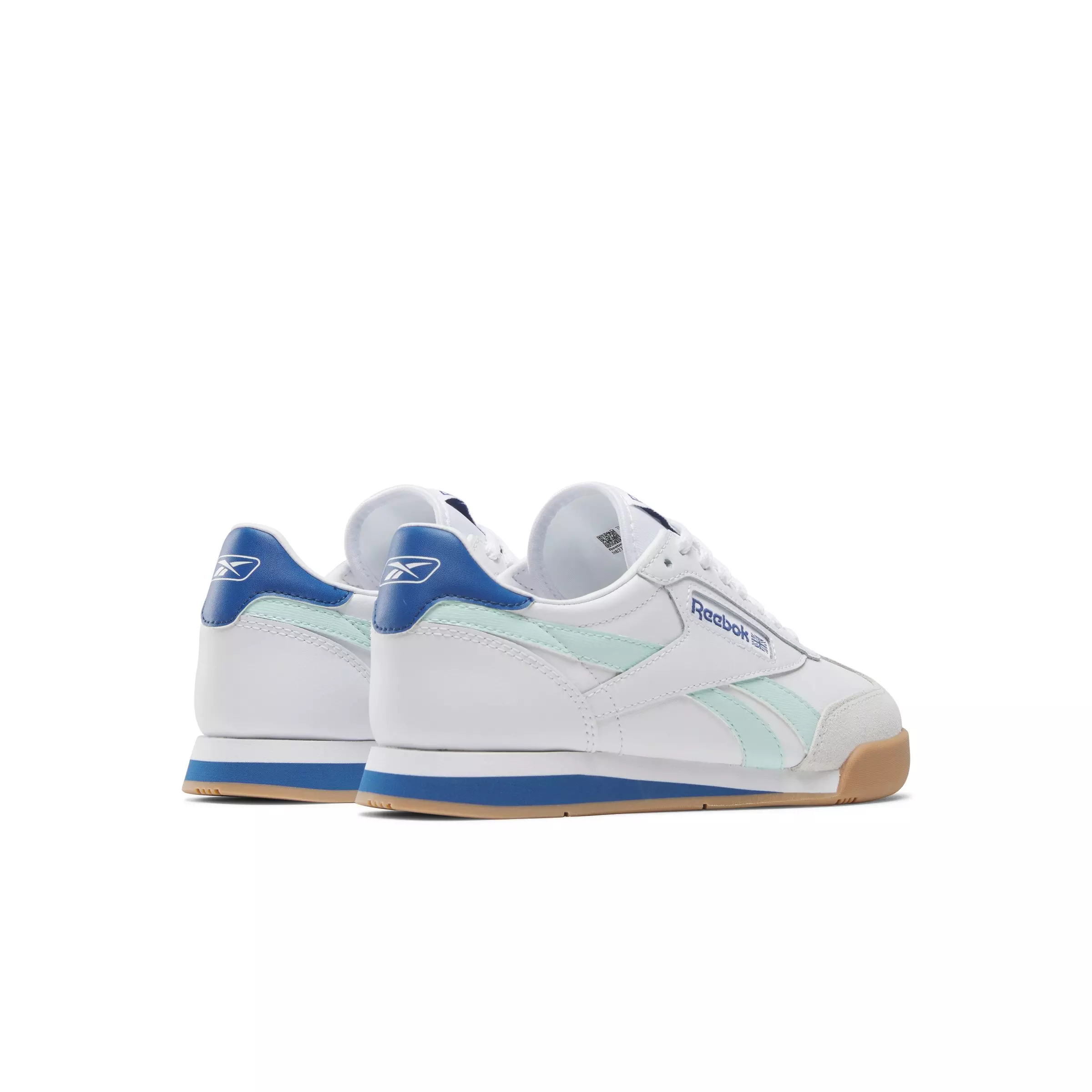 Reebok Campio XT "White/Glitch Aqua/Twilight Blue/Grey" Grade School Girls' Shoe - WHITE/AQUA/BLUE/GREY