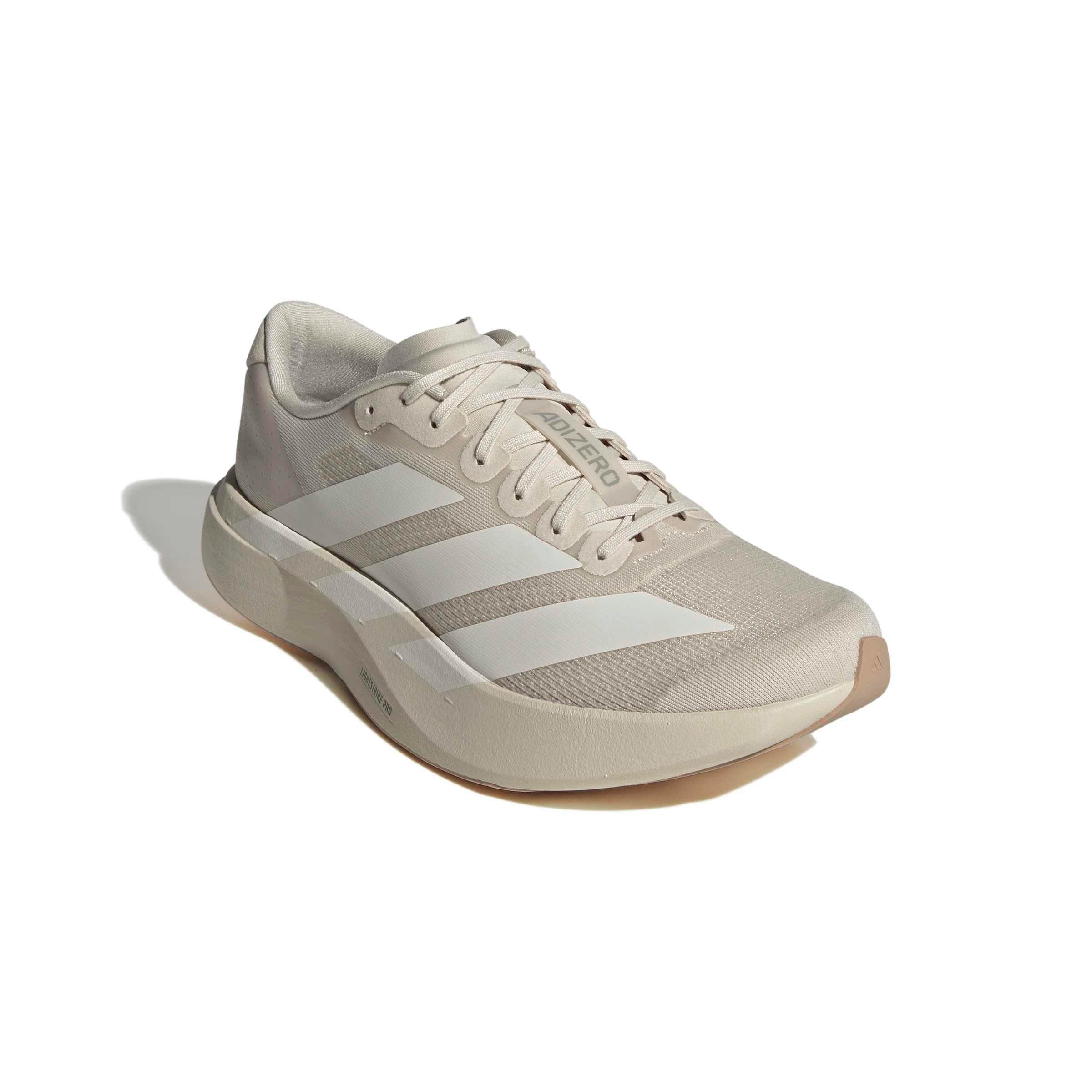 adidas Adizero EVO SL "Alumina/Off White/Warm Sandstone" Men's Running Shoe - ALUMINA/OFF WHITE/SANDSTONE Thumbnail View 3