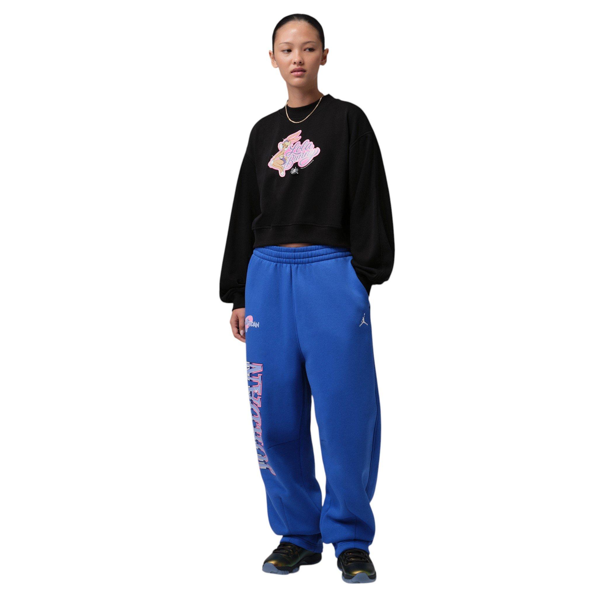 Jordan Brooklyn Lola Bunny "Space Jam" Crew-Neck Sweatshirt - BLACK