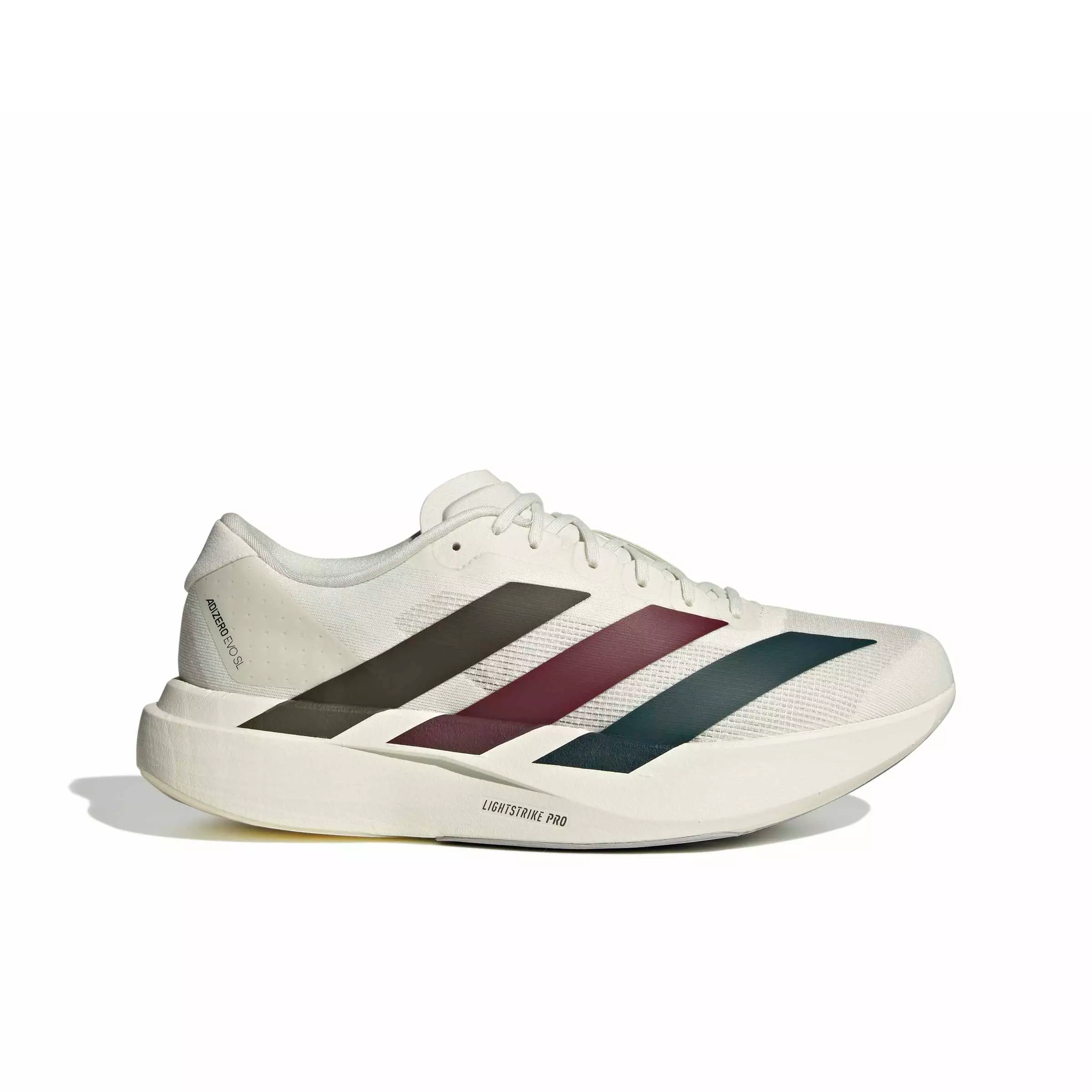 adidas Adizero EVO SL "Grey Two/Shadow Olive/Maroon" Men's Running Shoe - GREY/OLIVE/MAROON