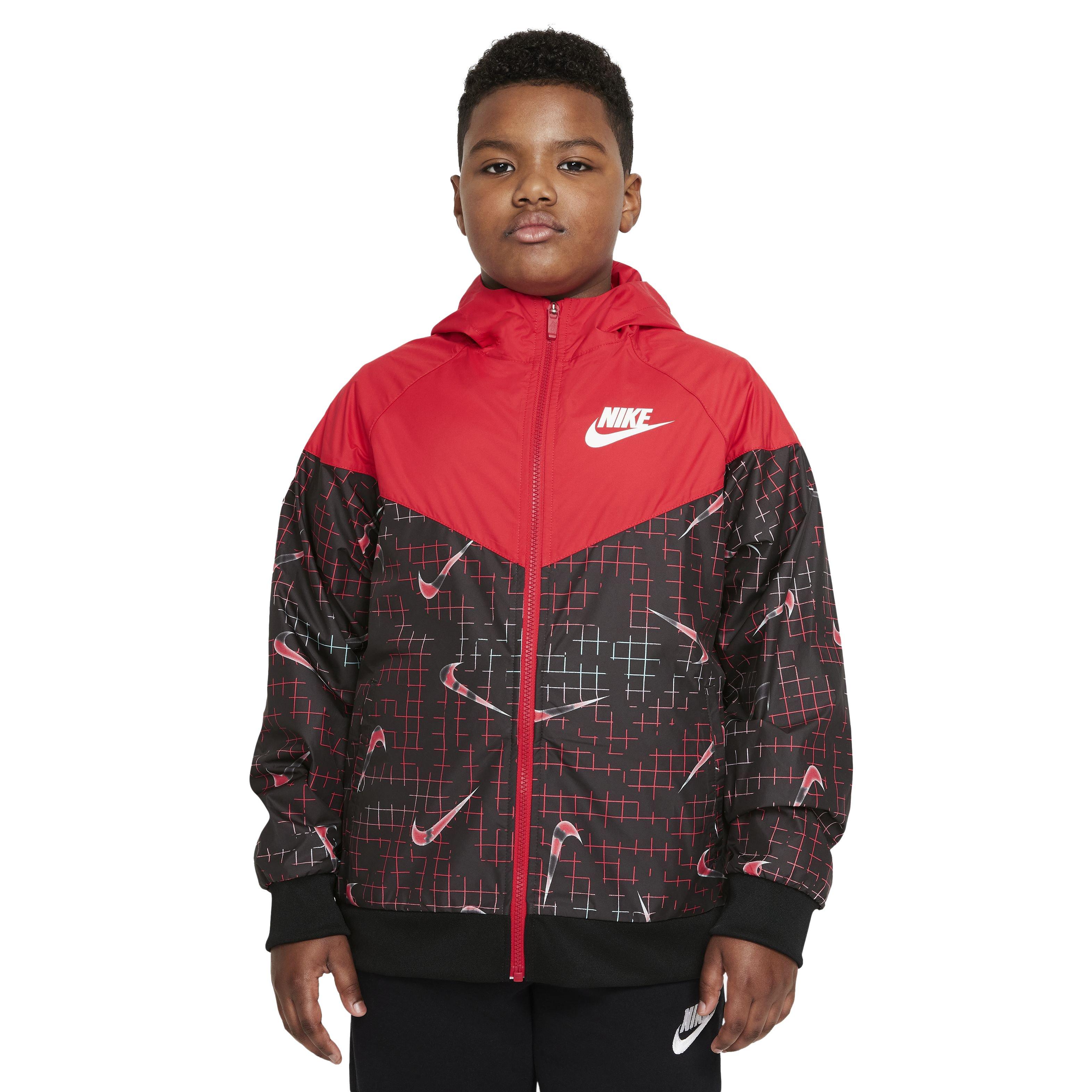 Nike Sportswear Windrunner Big Kids' (Boys') Jacket Small Black/Gold