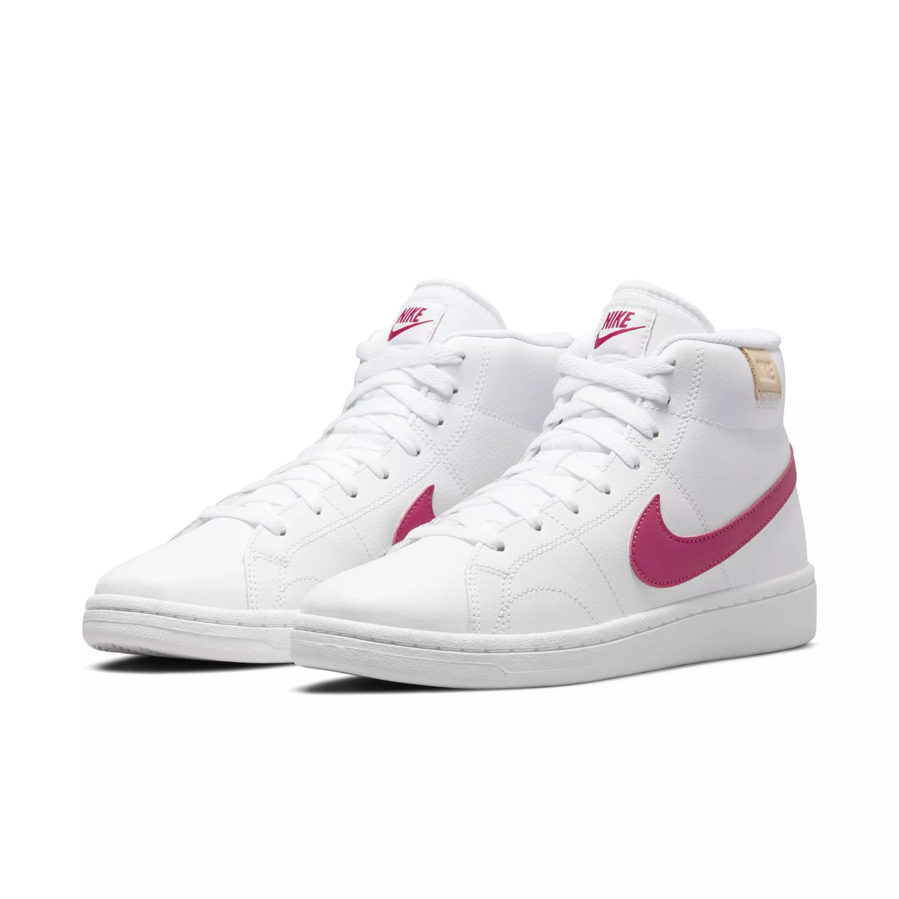 Nike Court Royale 2 Mid "White/Rush Pink/White Onyx" Women's Shoe - WHITE/PINK/WHITE