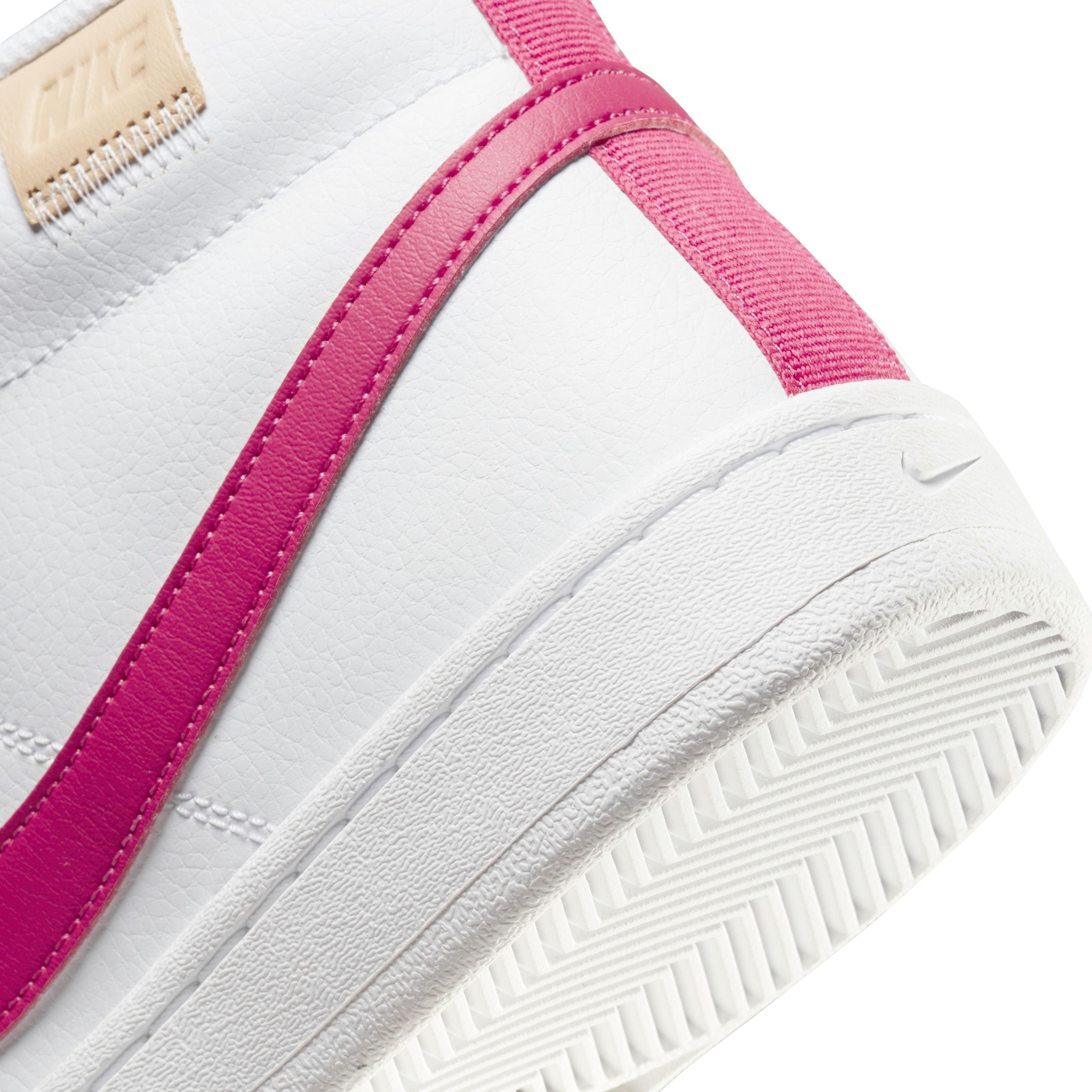 Nike Court Royale 2 Mid "White/Rush Pink/White Onyx" Women's Shoe - WHITE/PINK/WHITE Thumbnail View 8