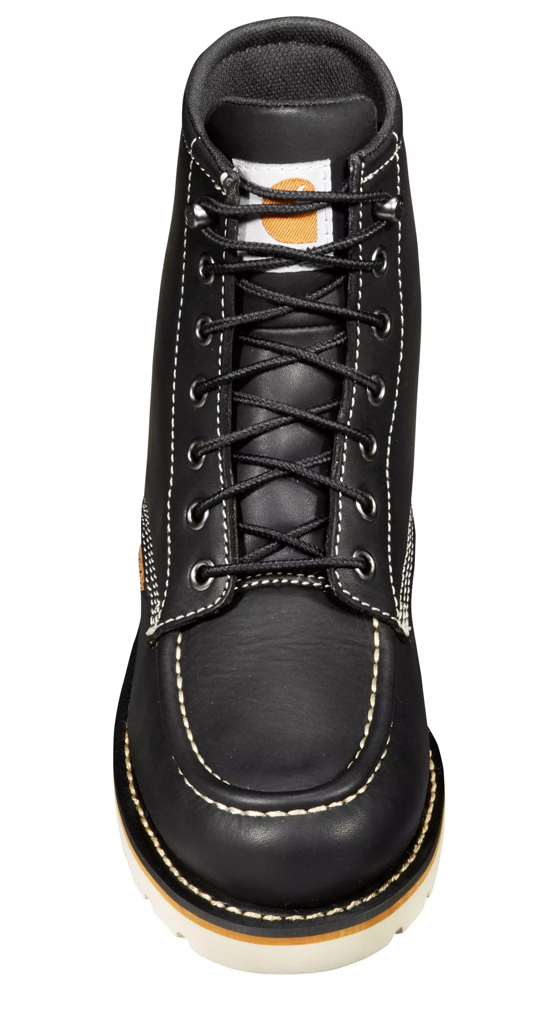 Carhartt Waterproof 6" Moc Toe "Black Oil Tanned" Women's Wedge Boot - BLACK