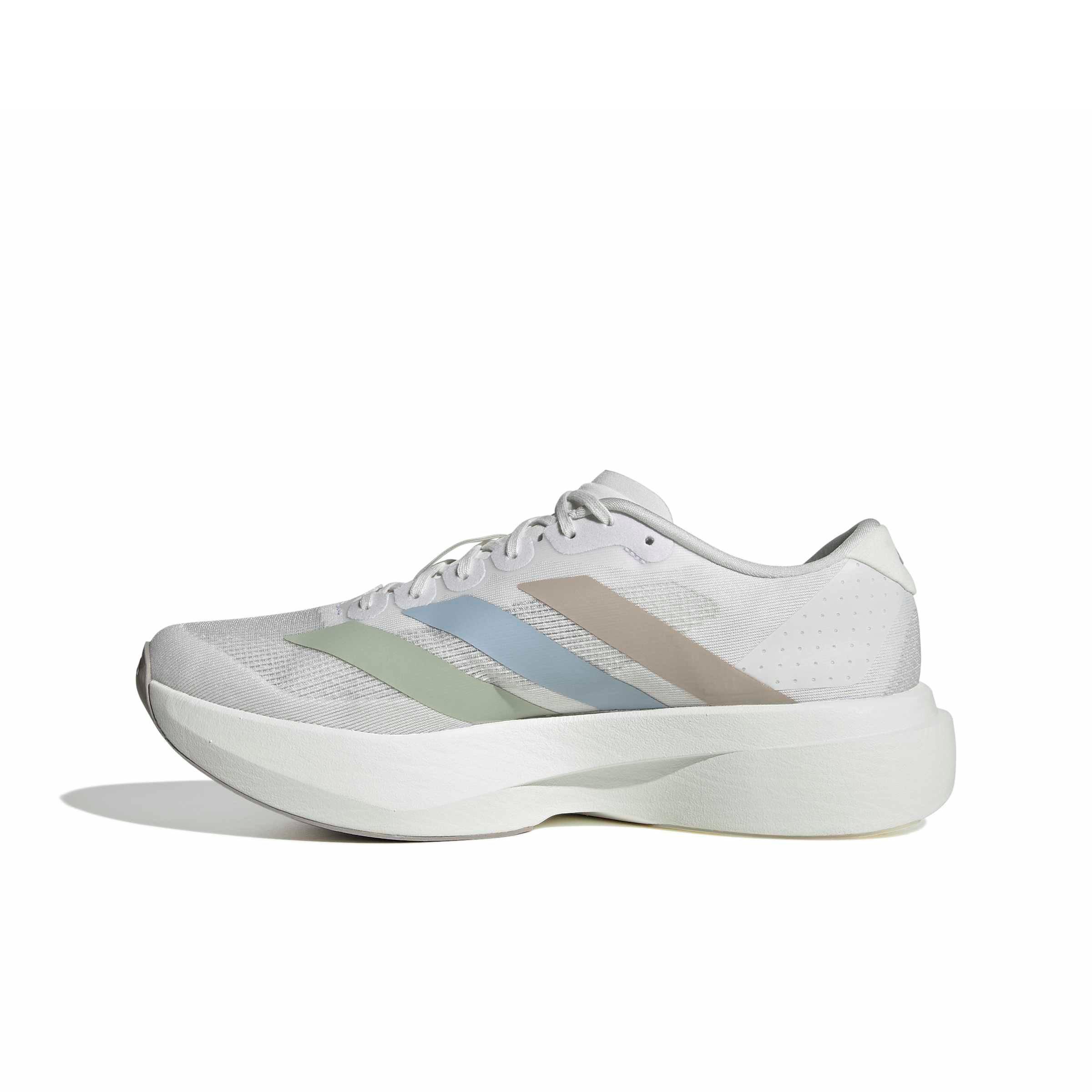 adidas Adizero EVO SL "Crystal White/Wonder Blue/Wonder Blue" Men's Running Shoe - WHITE/BLUE/BLUE Thumbnail View 2