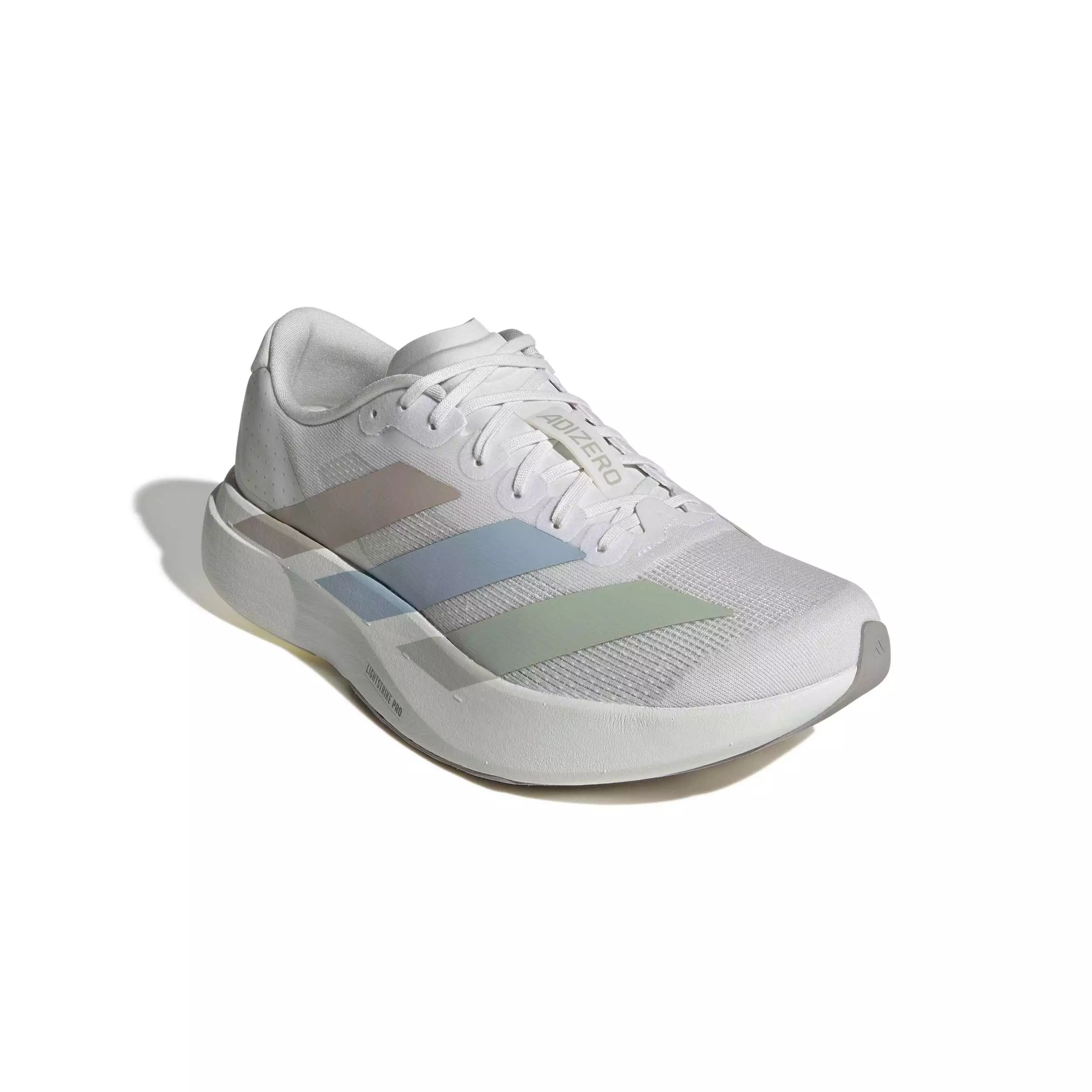 adidas Adizero EVO SL "Crystal White/Wonder Blue/Wonder Blue" Men's Running Shoe - WHITE/BLUE/BLUE