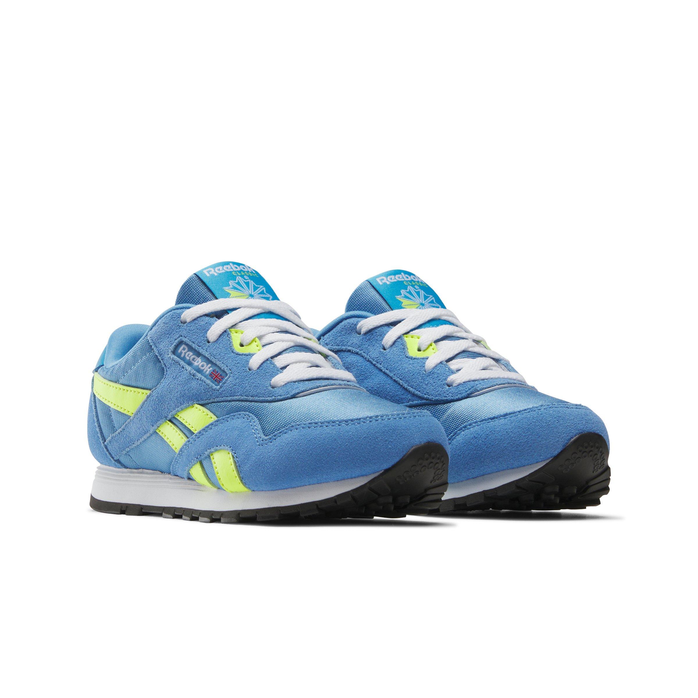 Reebok CL Nylon Preschool Boys' "Blue/Green" Shoe
