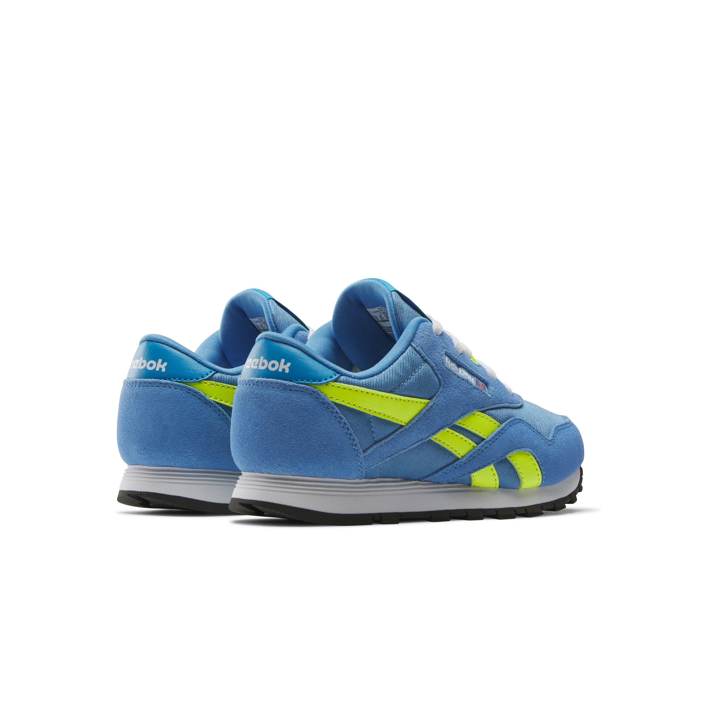 Reebok CL Nylon Preschool Boys' "Blue/Green" Shoe