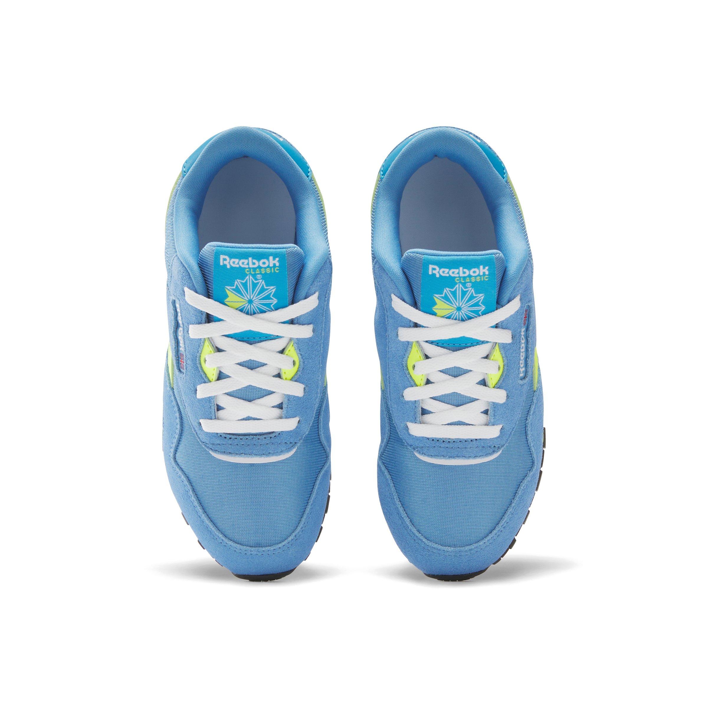 Reebok CL Nylon Preschool Boys' "Blue/Green" Shoe