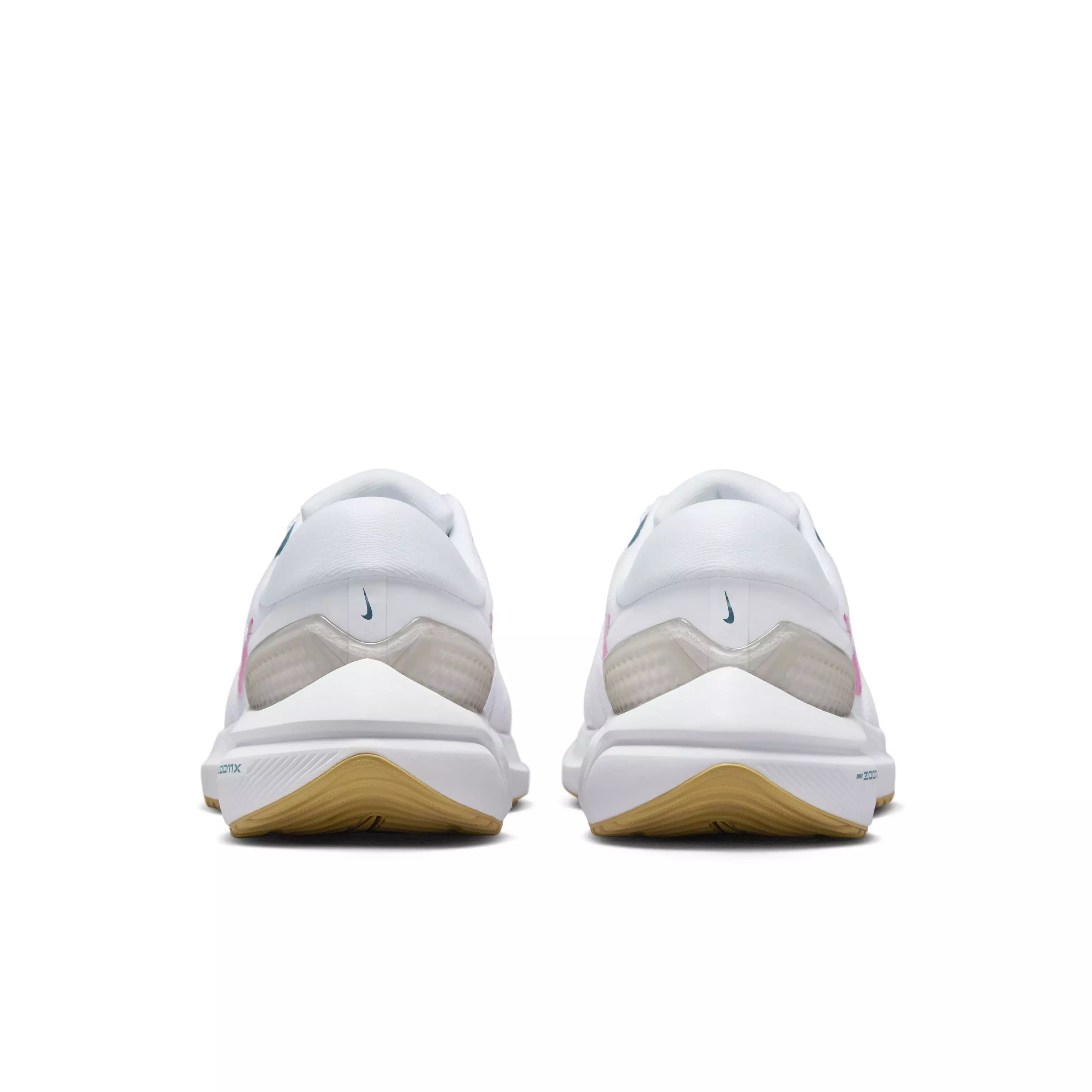 Nike Vomero 16 "White/Pink Spell/Noise Aqua/Wheat Gold" Women's Running Shoe - WHITE/PINK/AQUA/GOLD