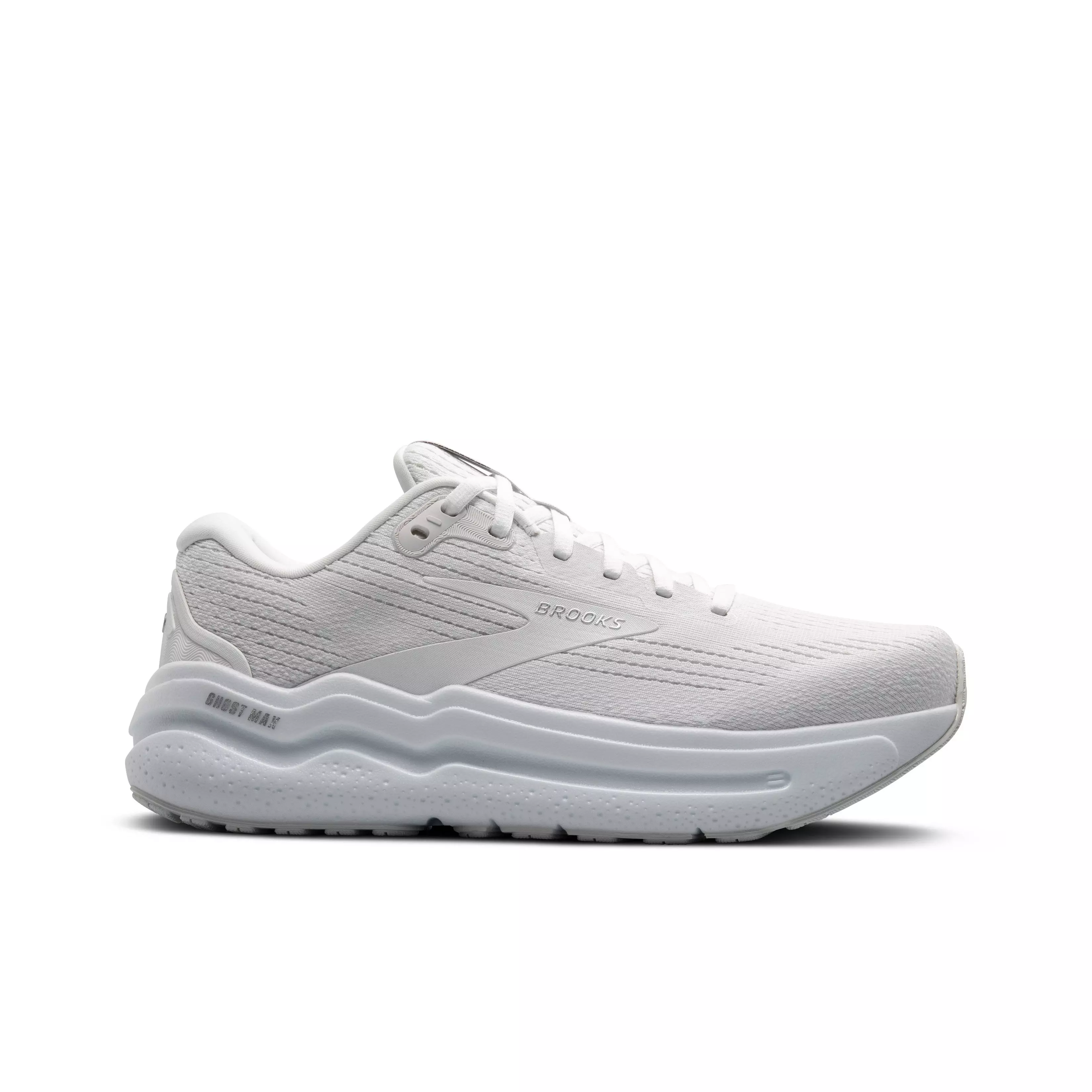 Brooks Ghost Max 2 "Bright White/Bright White" Men's Running Shoe - WHITE/WHITE