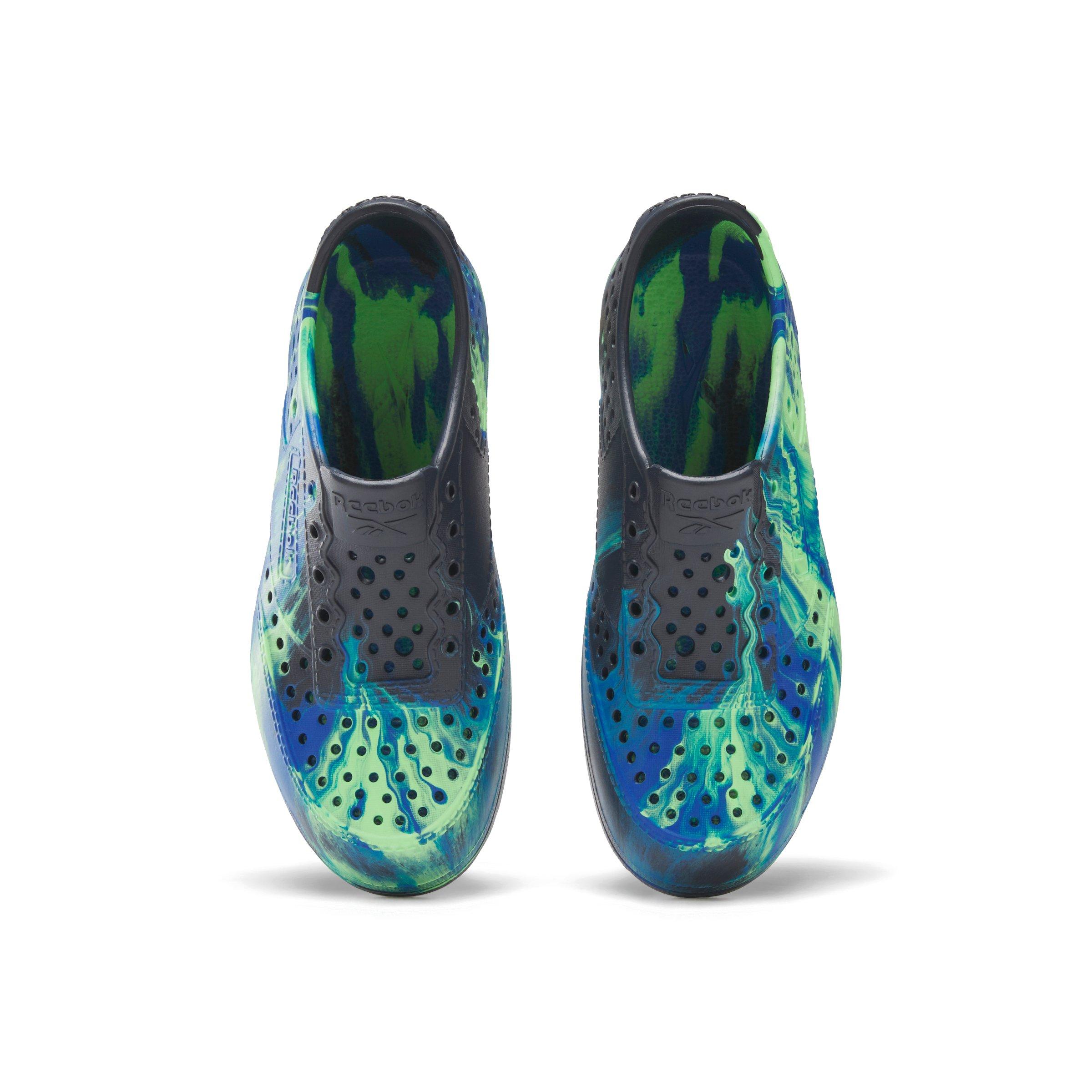 Reebok Classic MLD Preschool Boys' "Blue/Green/Navy" Shoe