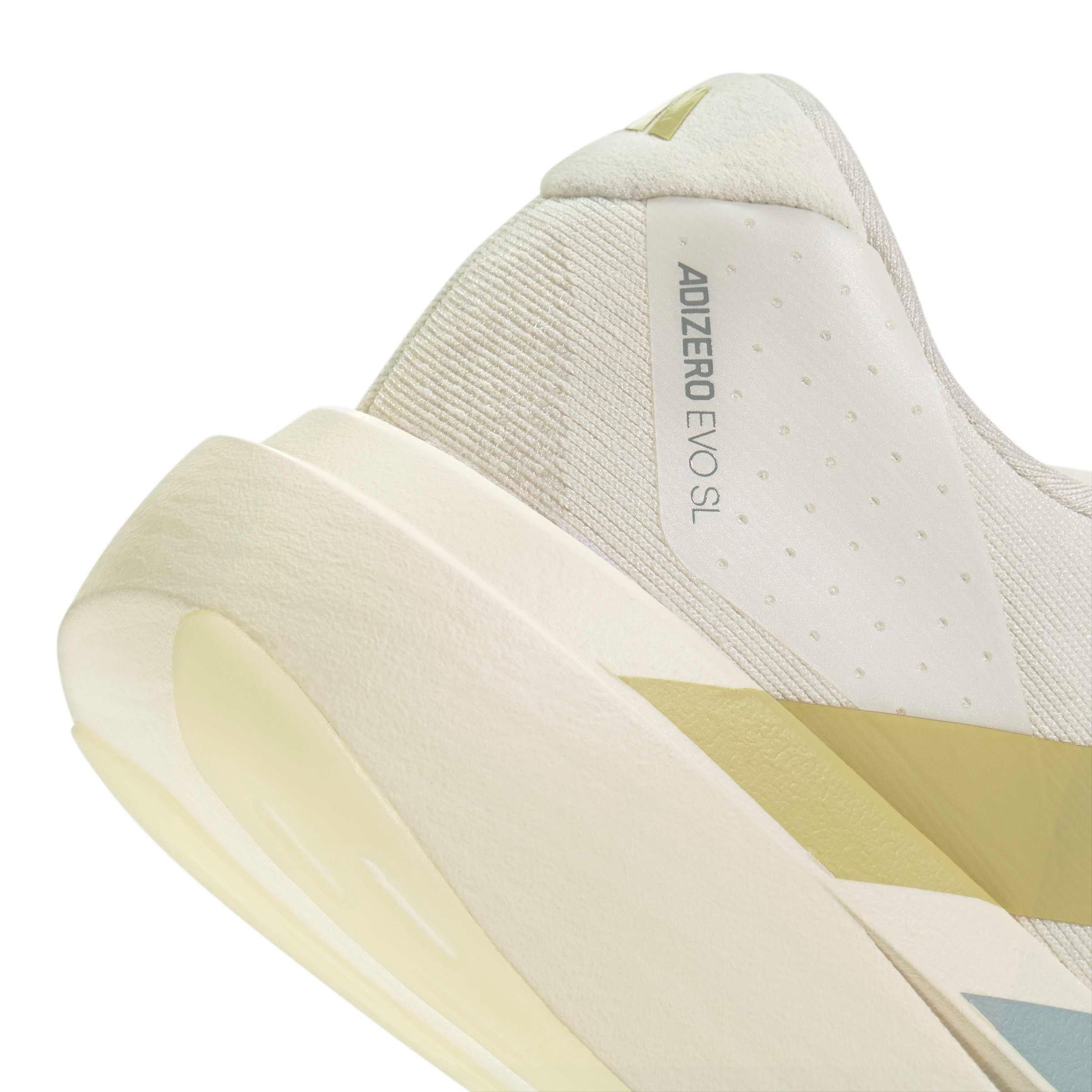 adidas Adizero EVO SL "Ftwr White/Carbon/Wonder Sage" Men's Running Shoe - WHITE/CARBON/SAGE Thumbnail View 7