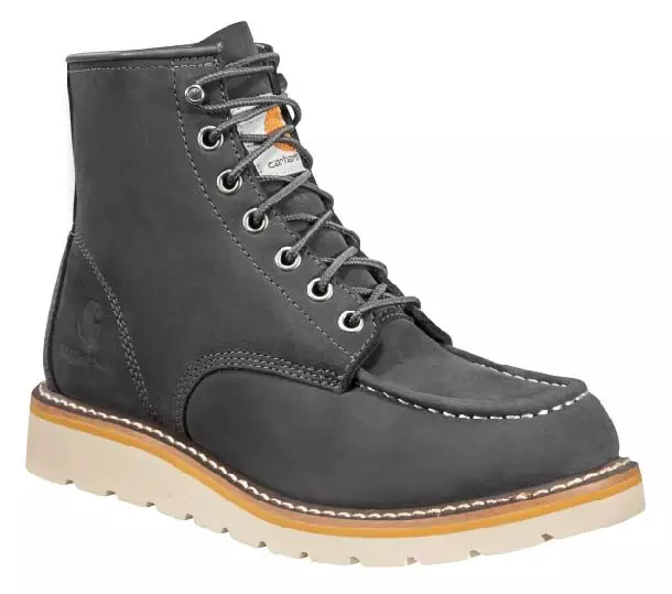 Carhartt 6" Moc Toe "Dark Grey" Women's Wedge Boot - DK GREY