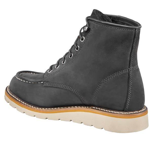Carhartt 6" Moc Toe "Dark Grey" Women's Wedge Boot - DK GREY Thumbnail View 4