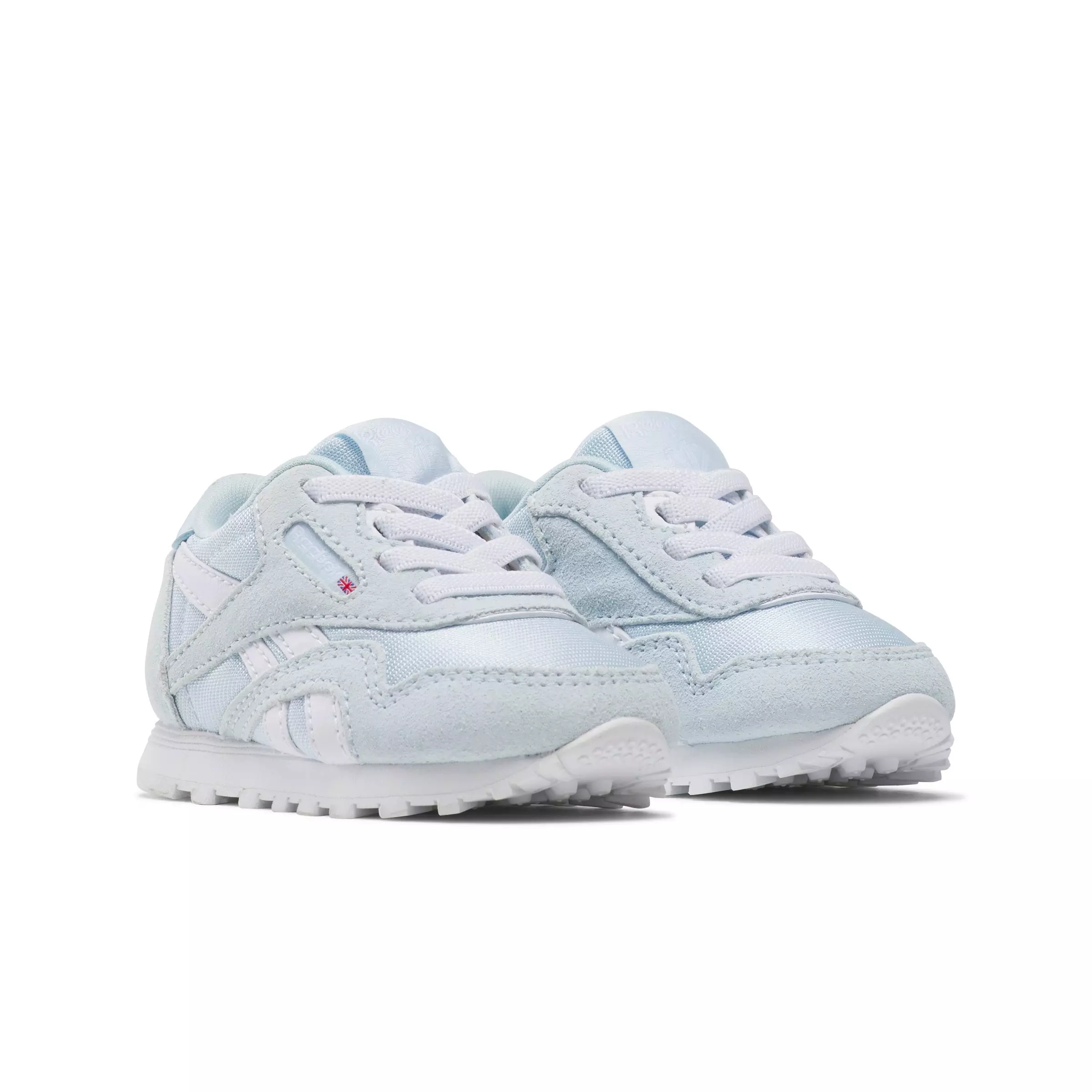Reebok CL Nylon "Light Blue/White" Infant Girls' Shoe - LT BLUE/WHITE