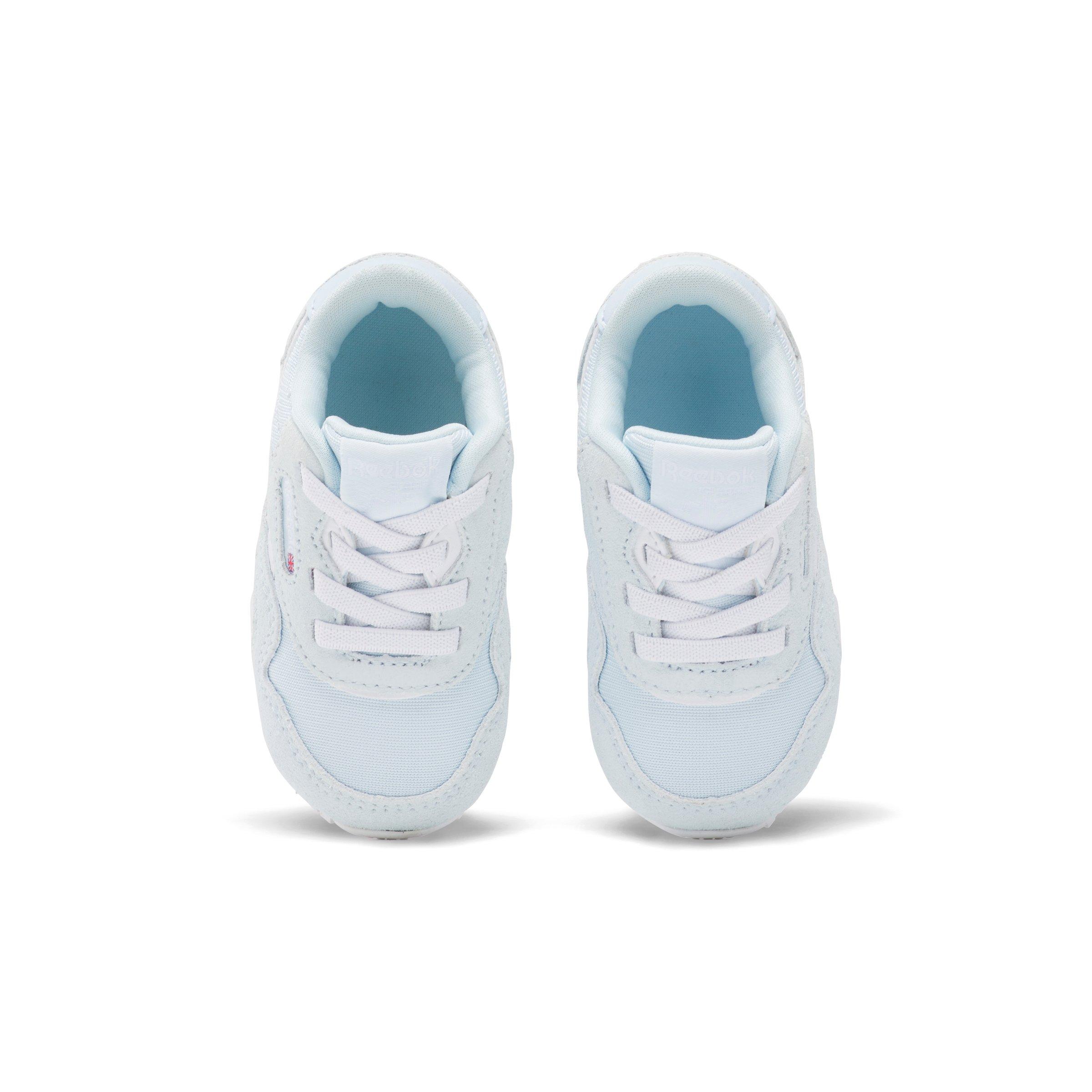 Reebok CL Nylon Infant Girls' "Light Blue/White" Shoe