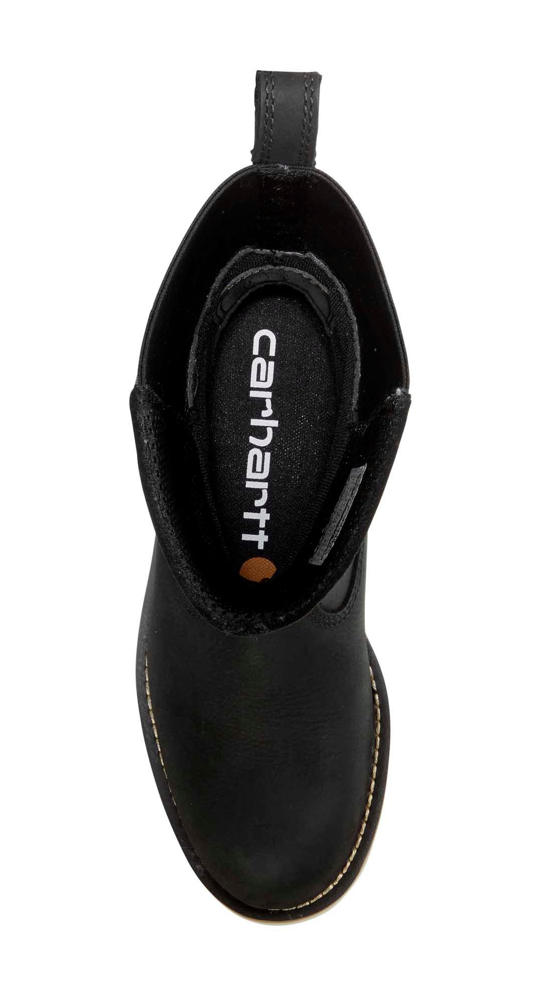Carhartt Waterproof 10" Soft Toe Wellington "Black" Women's Wedge Boot - BLACK Thumbnail View 5