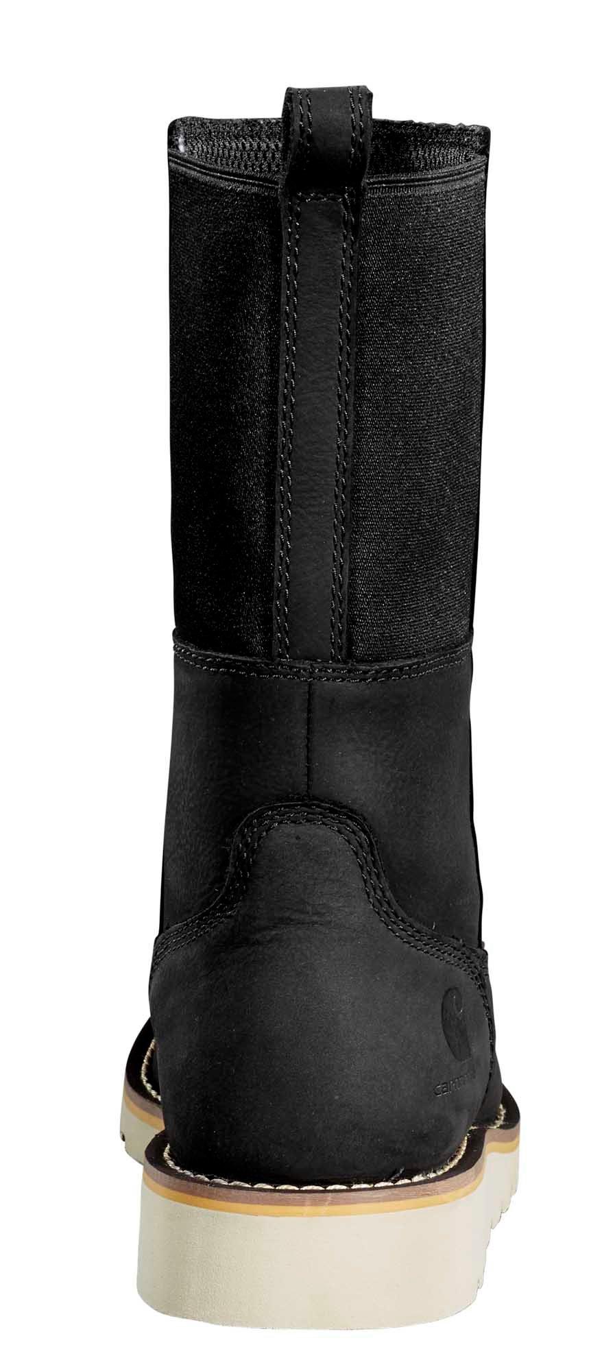 Carhartt Waterproof 10" Soft Toe Wellington "Black" Women's Wedge Boot - BLACK Thumbnail View 7