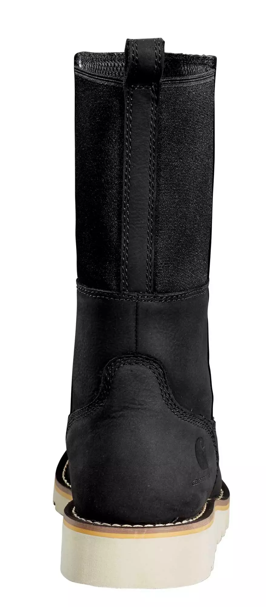 Carhartt Waterproof 10" Soft Toe Wellington "Black" Women's Wedge Boot - BLACK